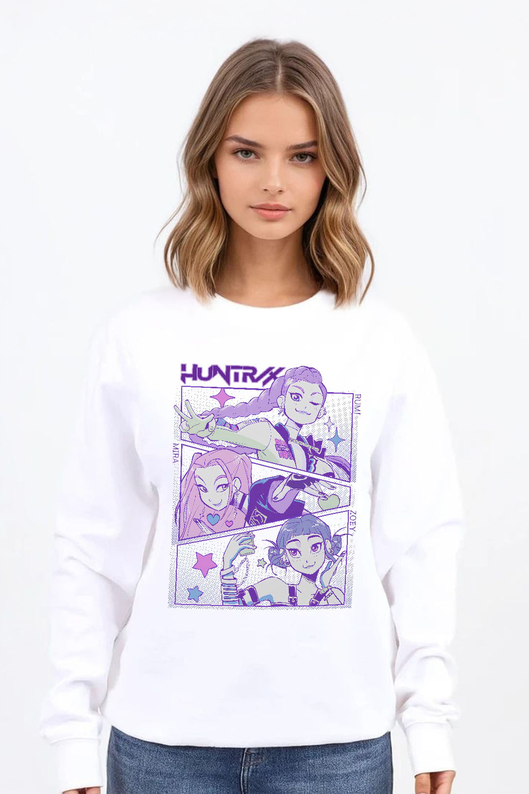 Huntrix K-pop Anime Printed Sweatshirt