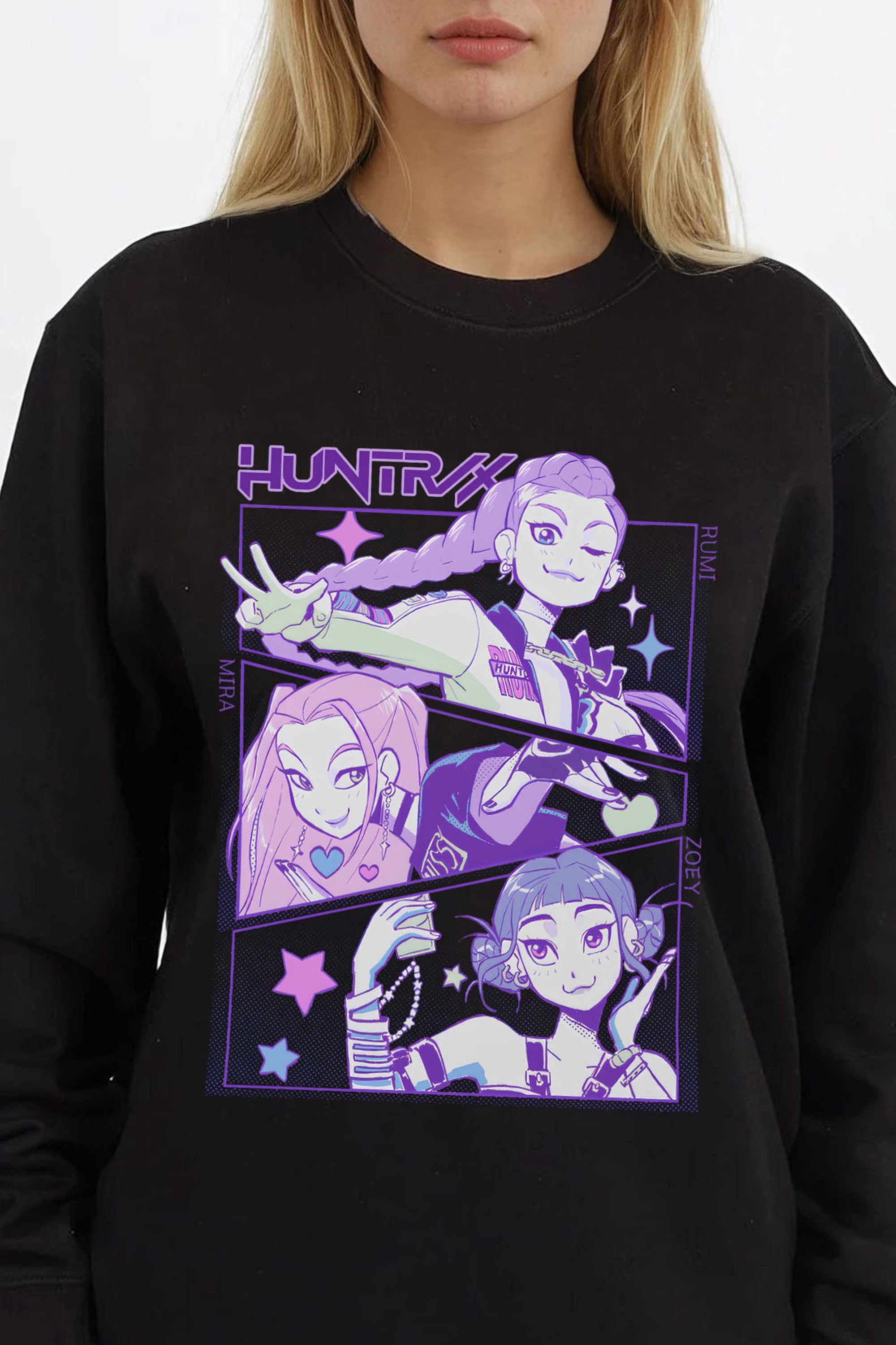 Huntrix K-pop Anime Printed Sweatshirt