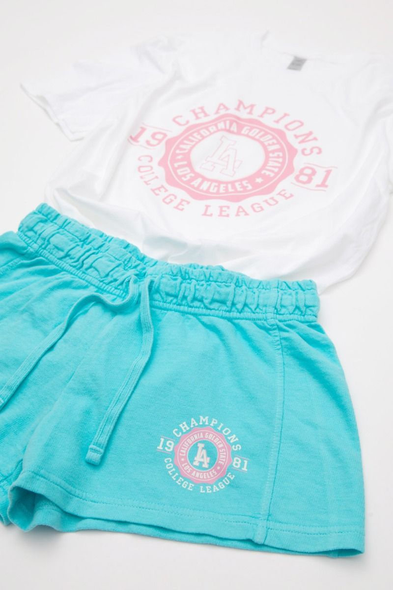 Champions Printed T-shirt and Short Set (Pack of 3 Sets)