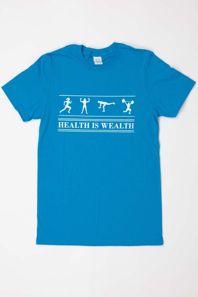 Health Is Wealth T-Shirt (Pack of 6)