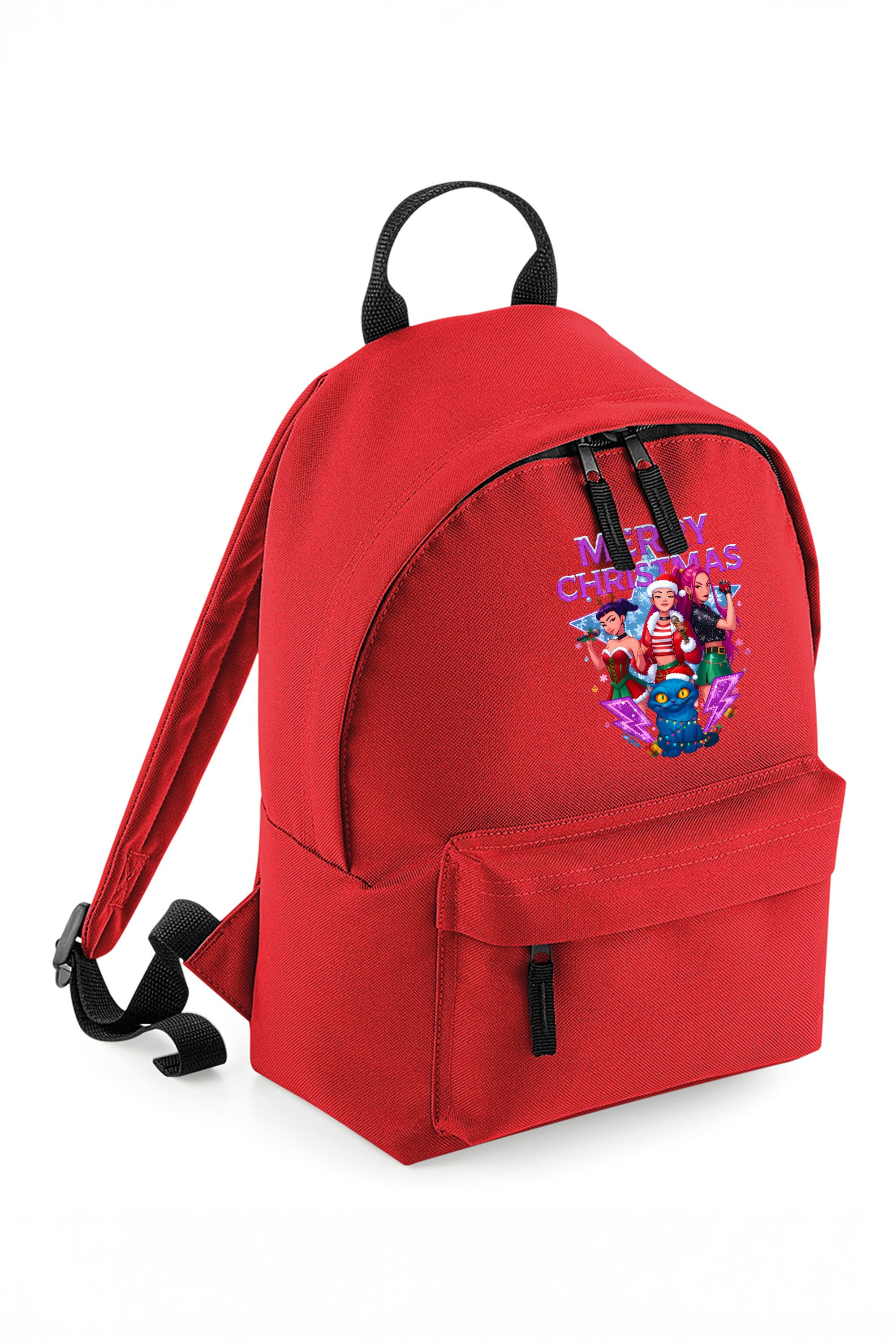 Kpop Girls squad Christmas Printed Mini Backpack