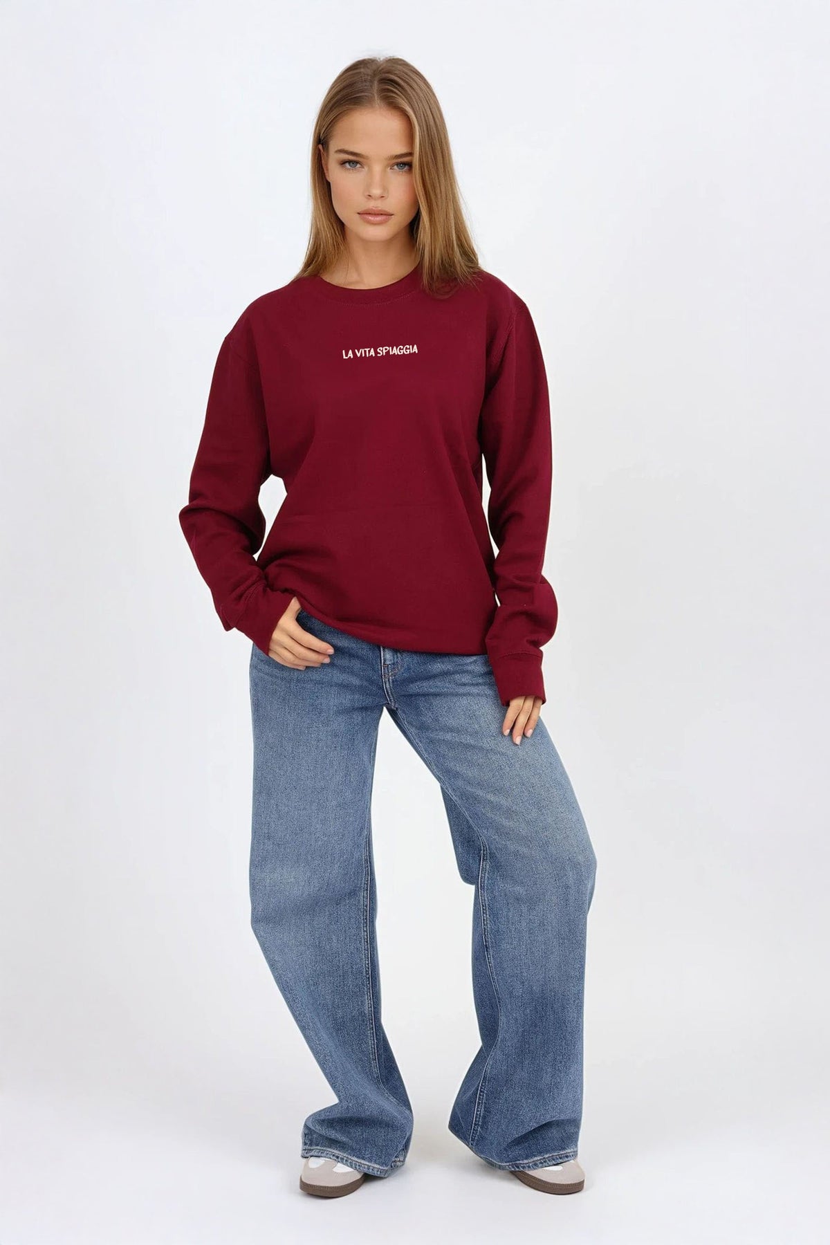 La Vita Spiaggia Printed Sweatshirt