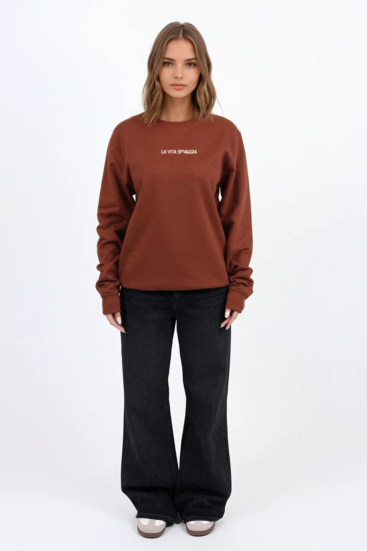La Vita Spiaggia Printed Sweatshirt