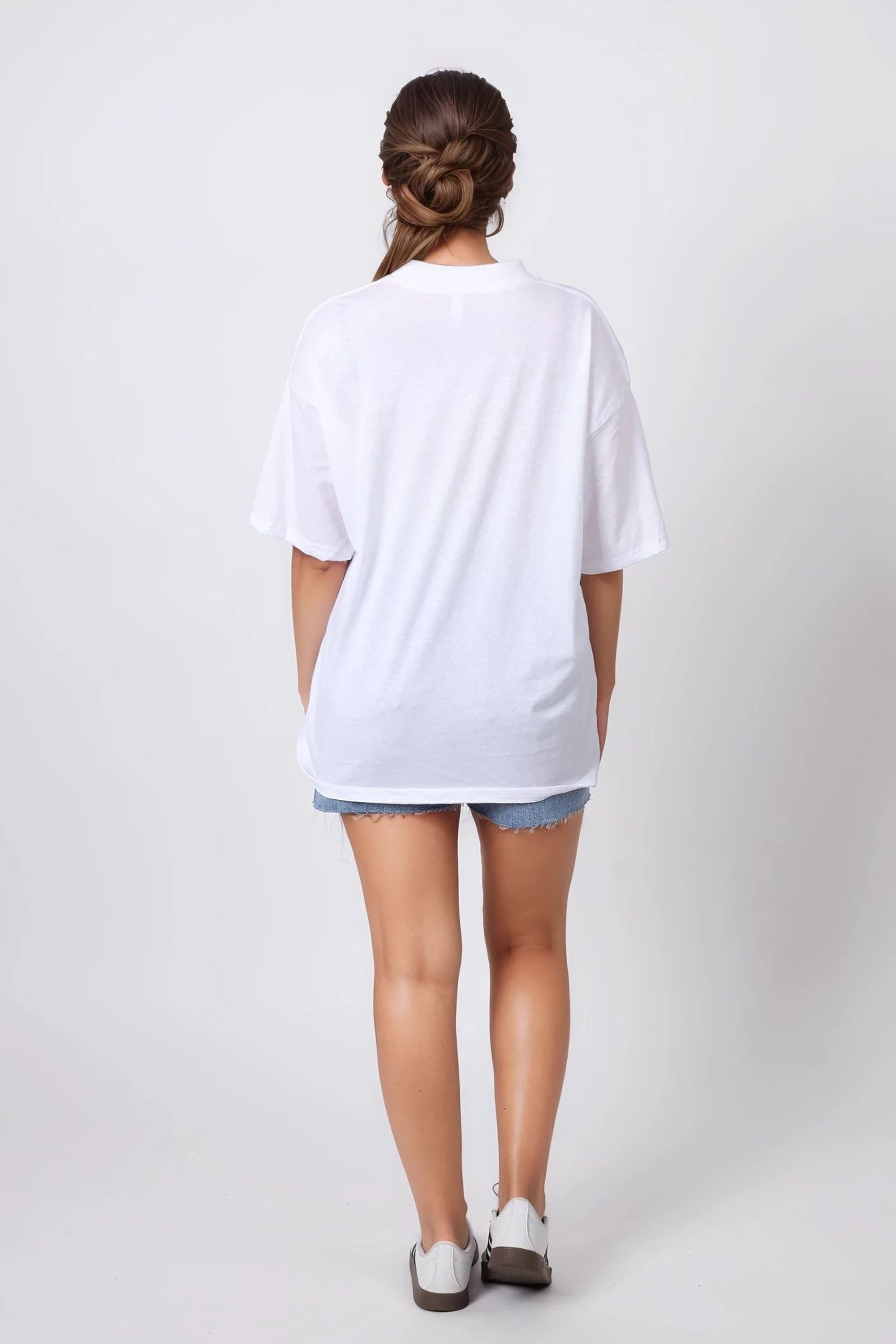 150GSM Oversized T-Shirt in Labubu Matcha Buddies Print