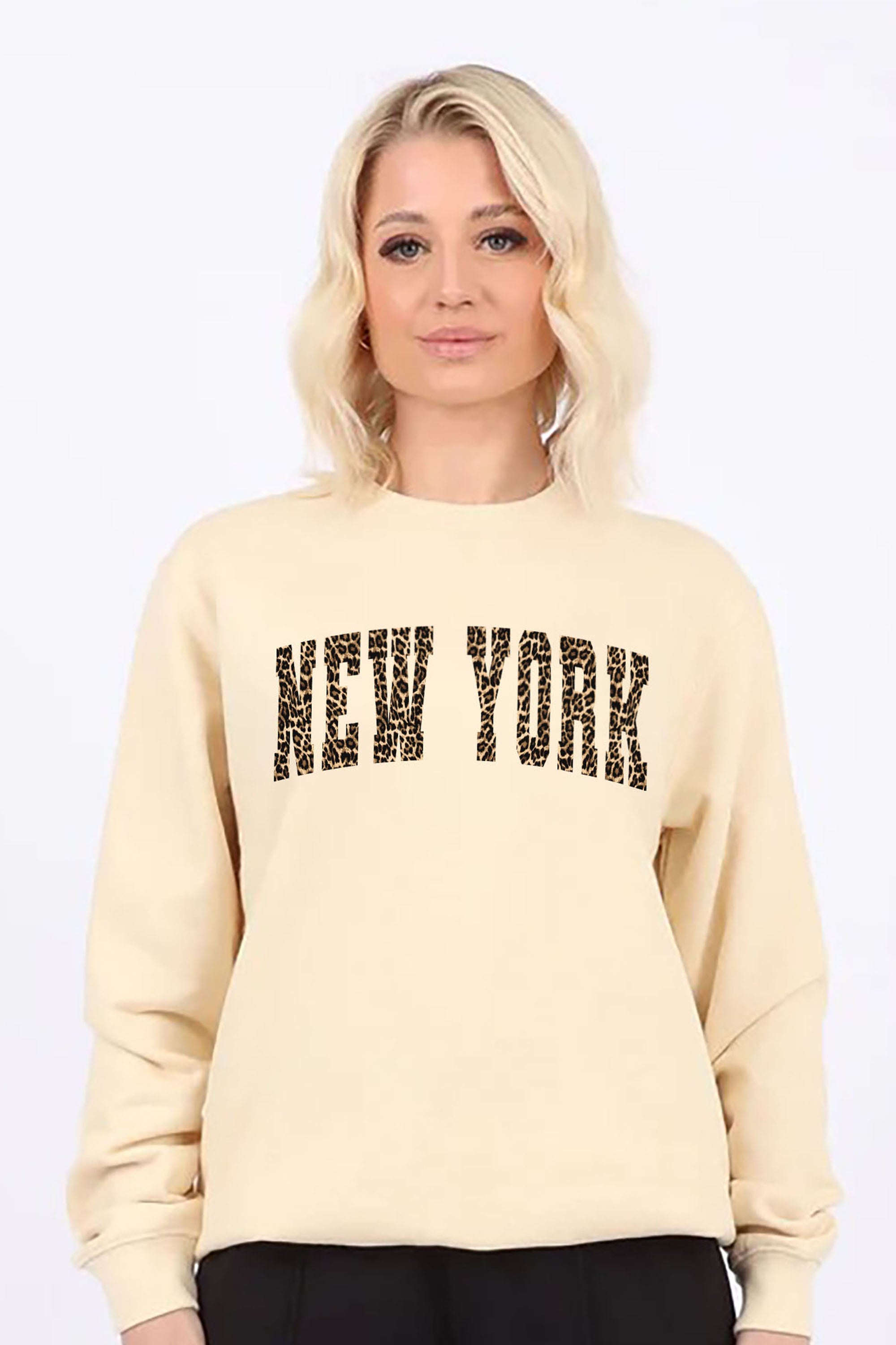 New York Leopard Printed Sweatshirts (Pack of 6)