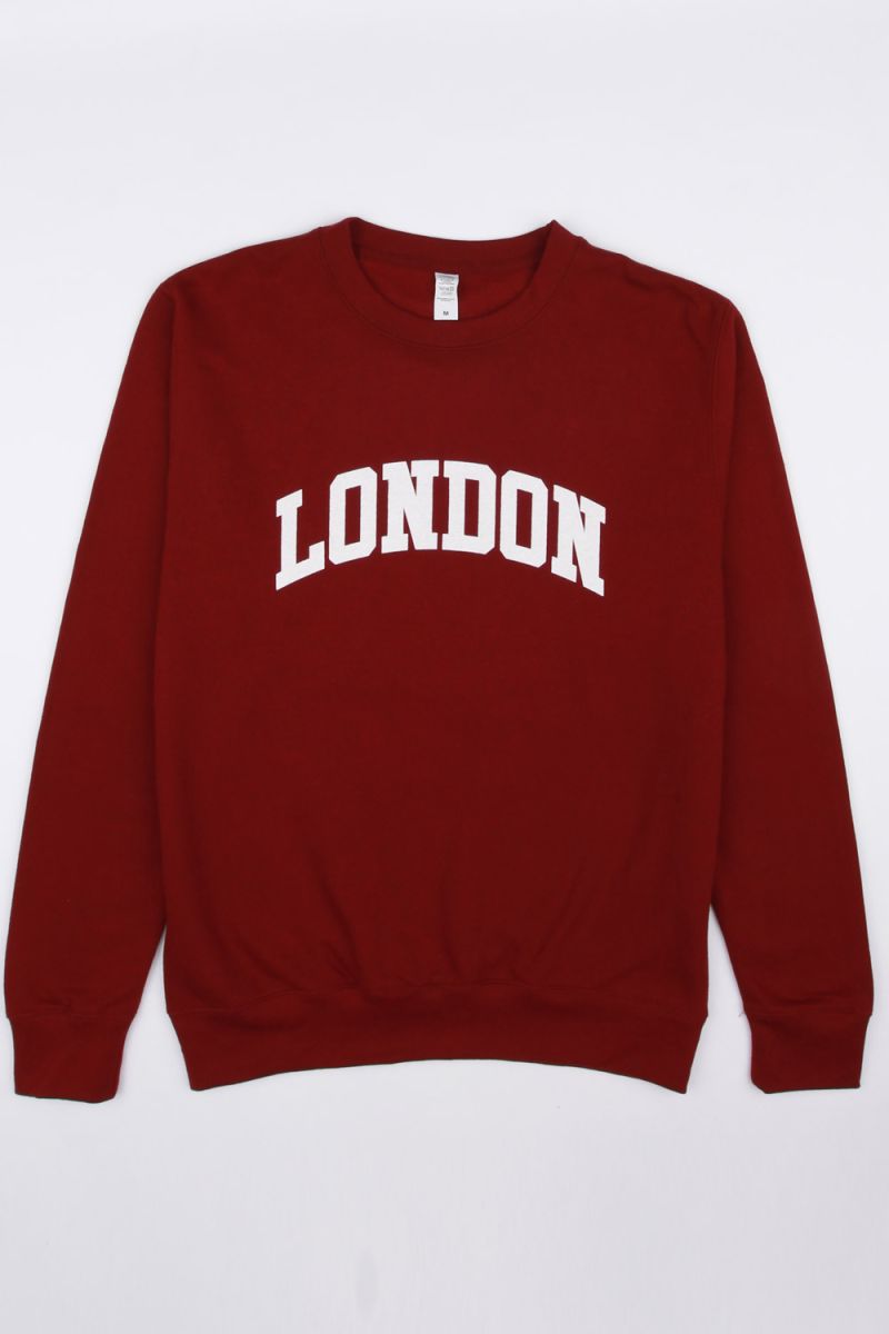 London Slogan Oversized Sweatshirt (Pack of 6)