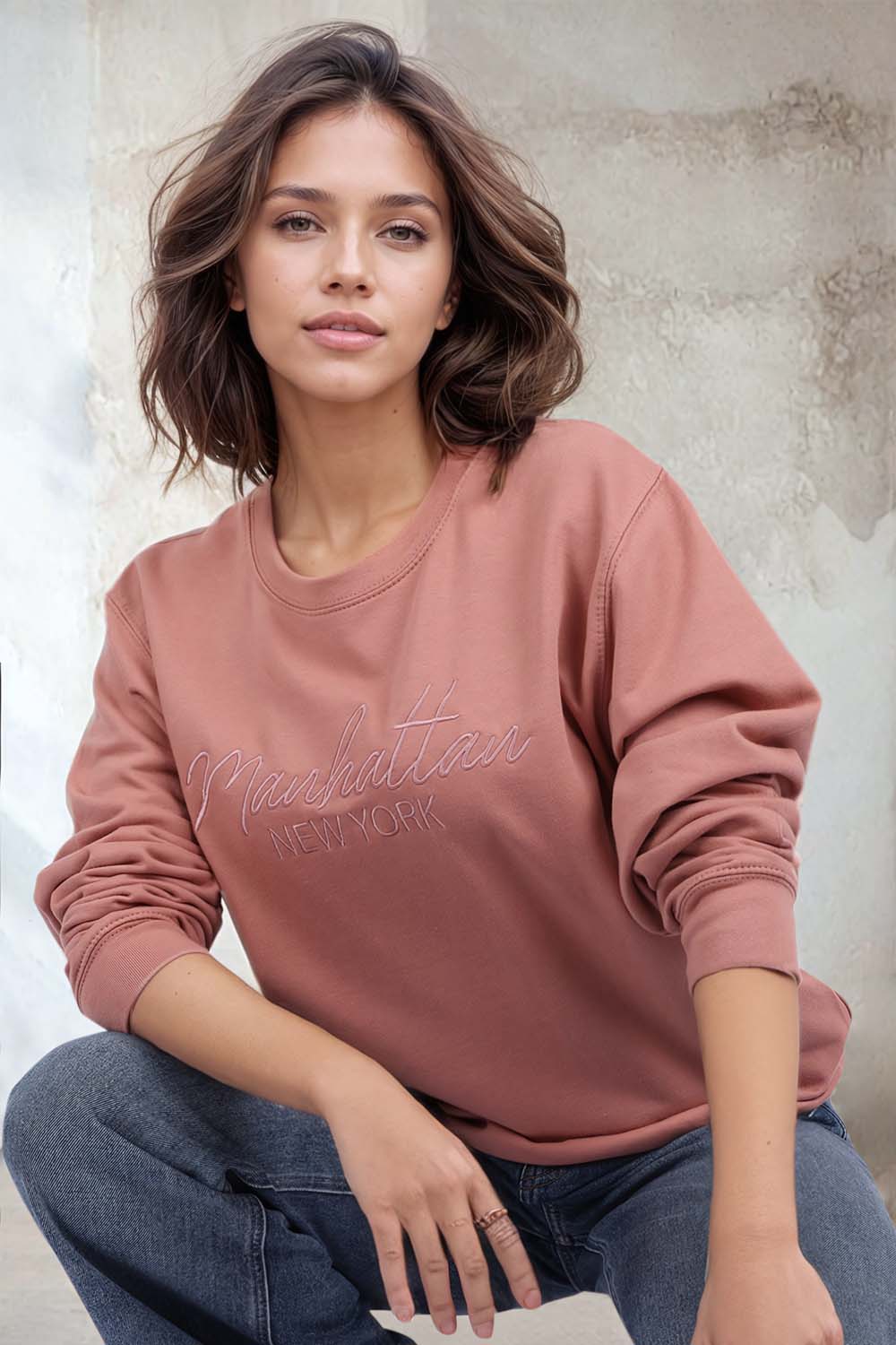 Embroidered Manhattan Sweatshirt