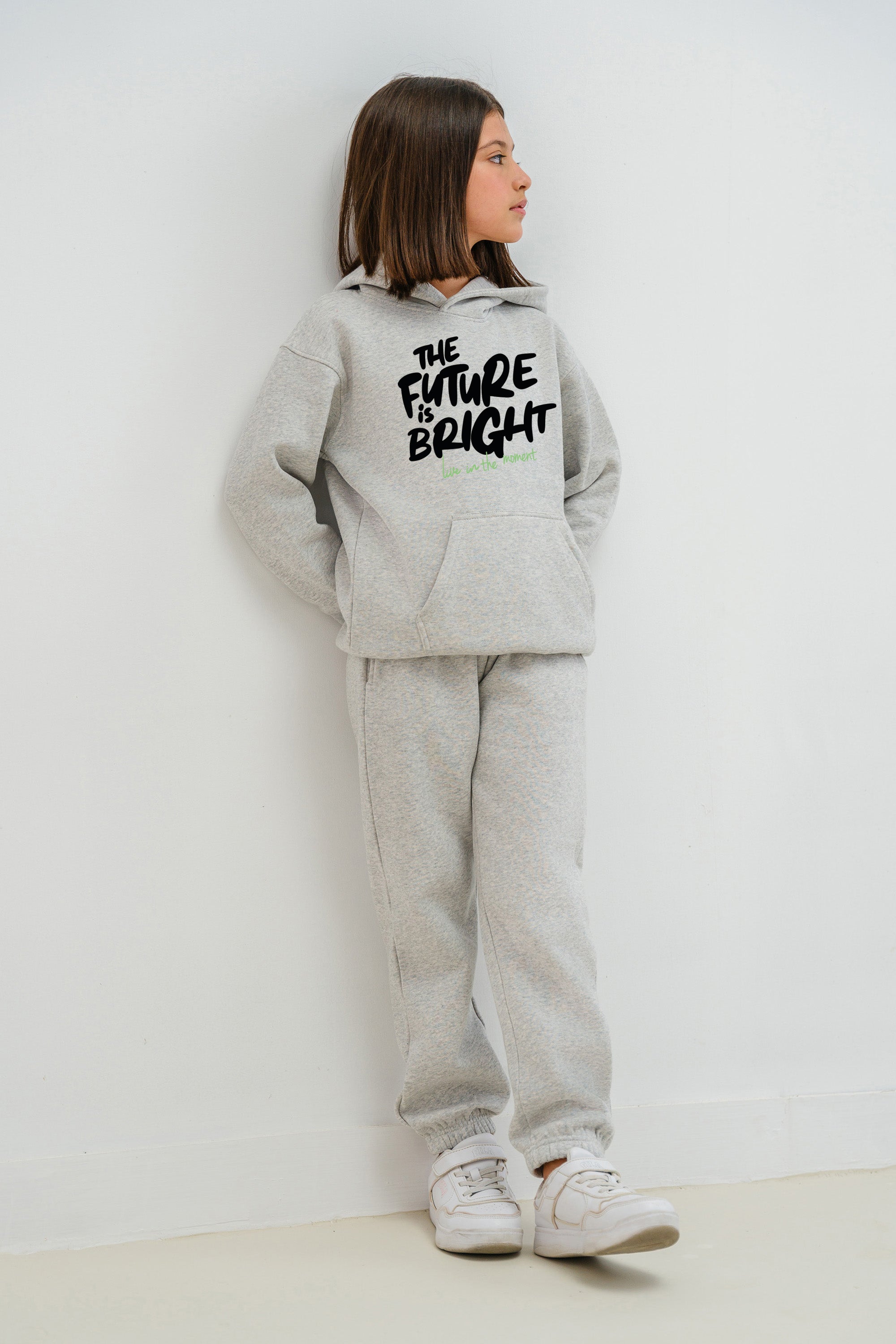 Kids Premium Future is Bright Printed Hoodie (Pack of 5)