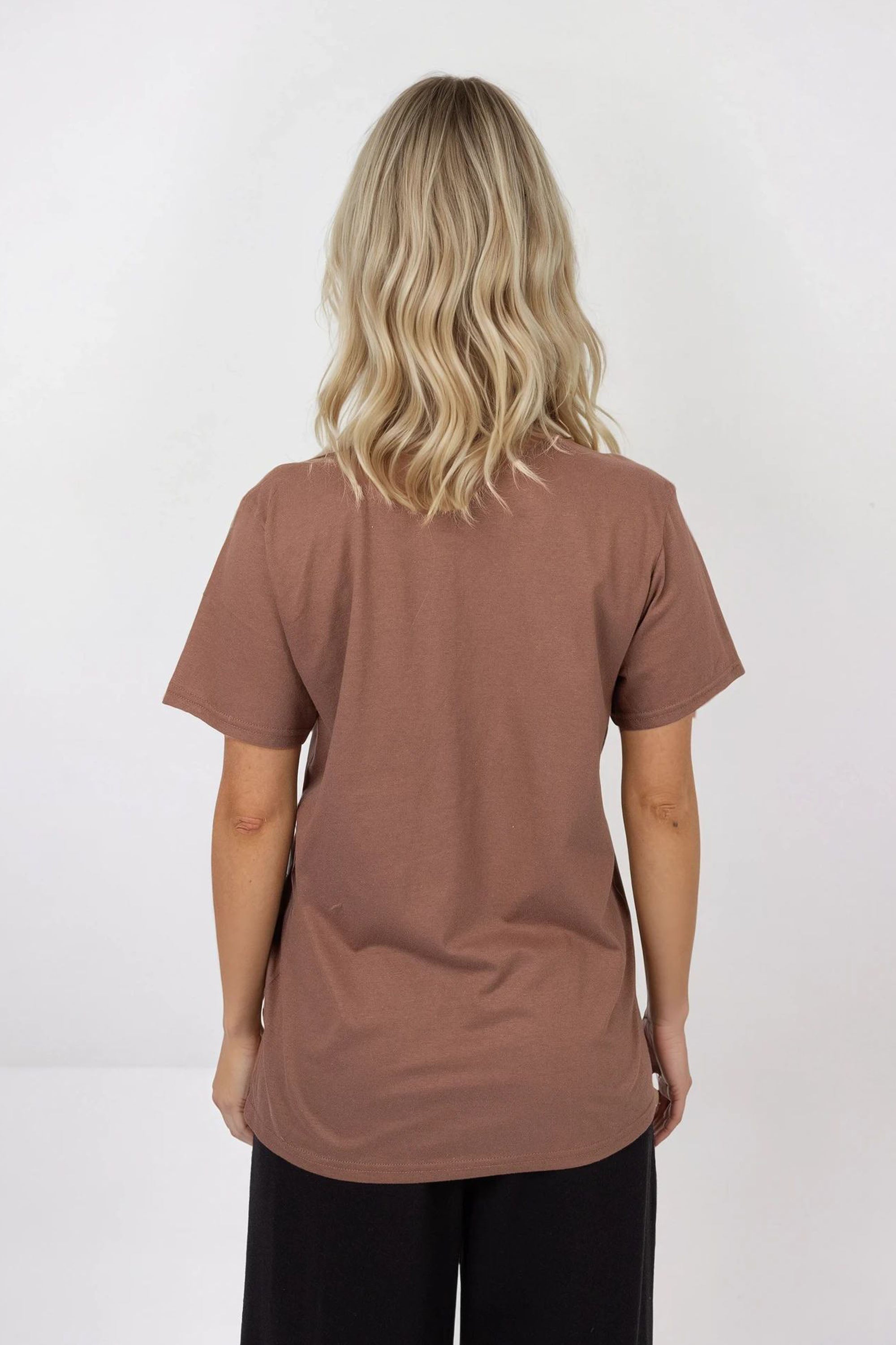 Regular Fit T-shirt in Espresso Martini Print