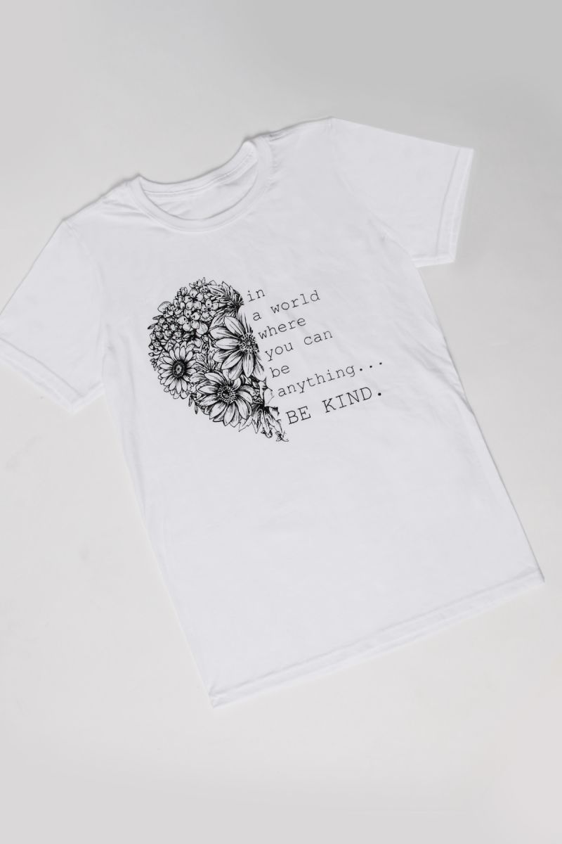 Be Kind Heart Oversized T-Shirt (Pack of 6)