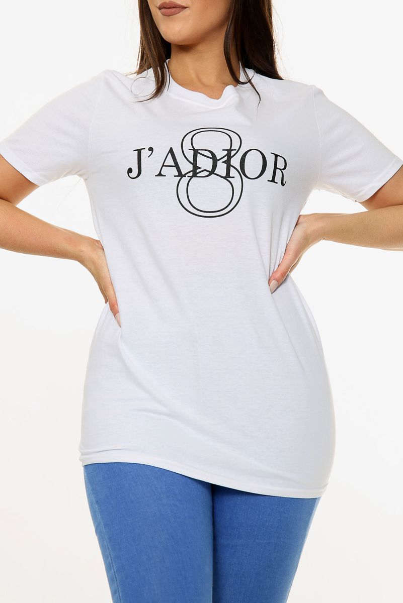 J'adior 8 Slogan Oversized T-Shirt (Pack of 6)