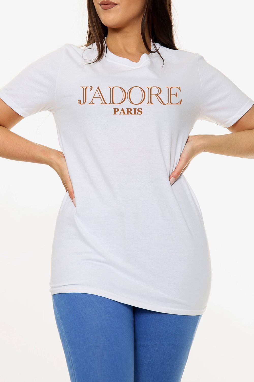 J'adore Slogan Oversized T-Shirt