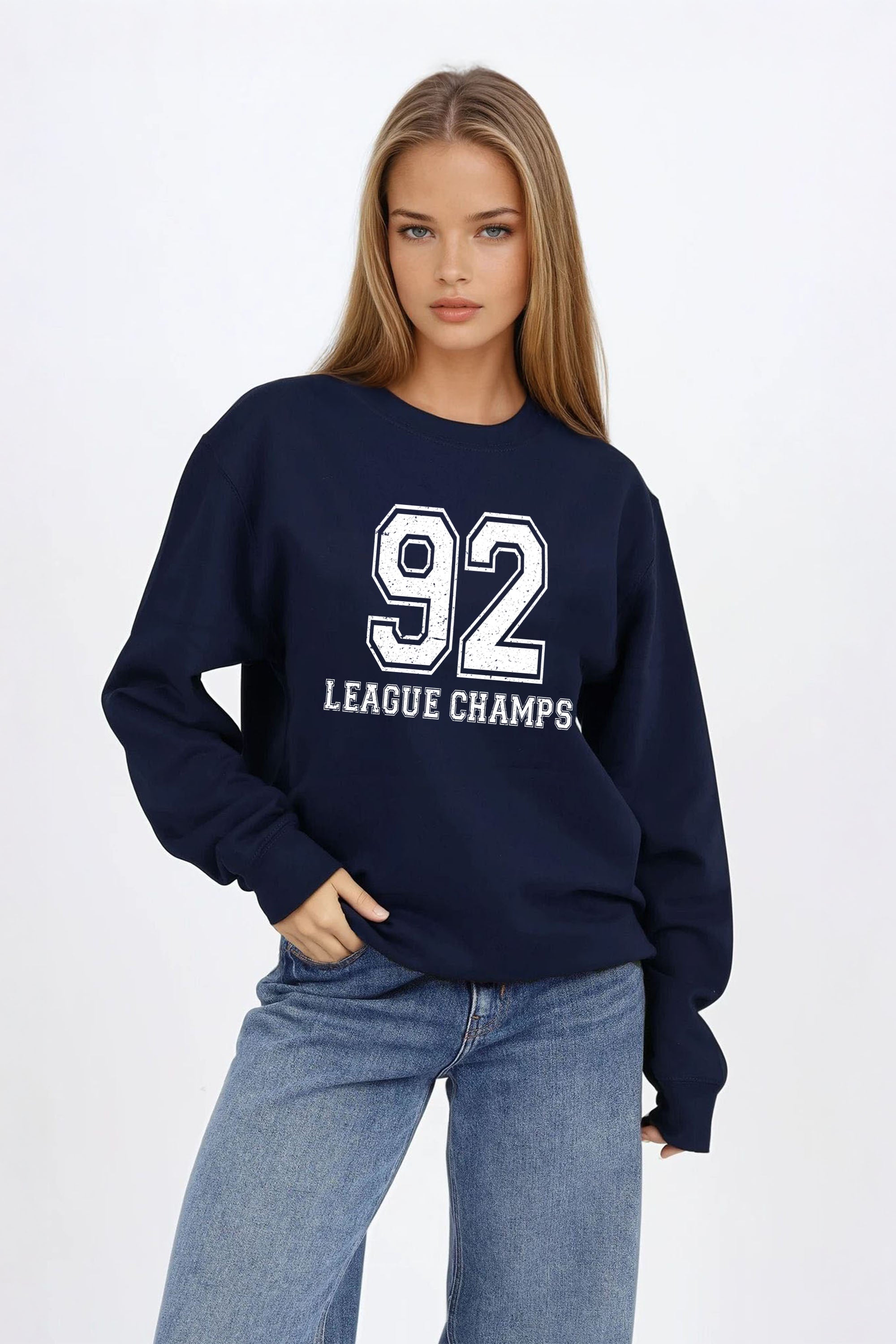 92 League Champs Printed Sweatshirt