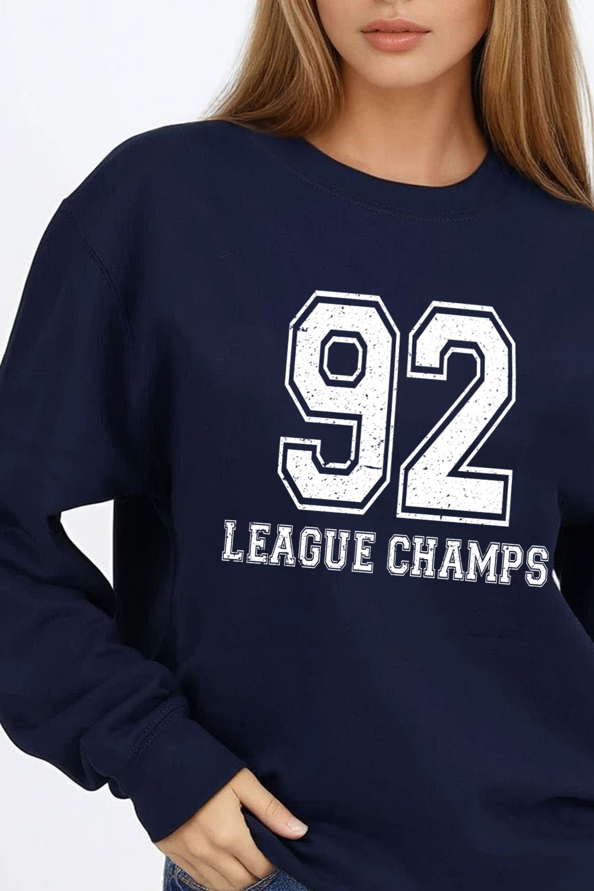 92 League Champs Printed Sweatshirt
