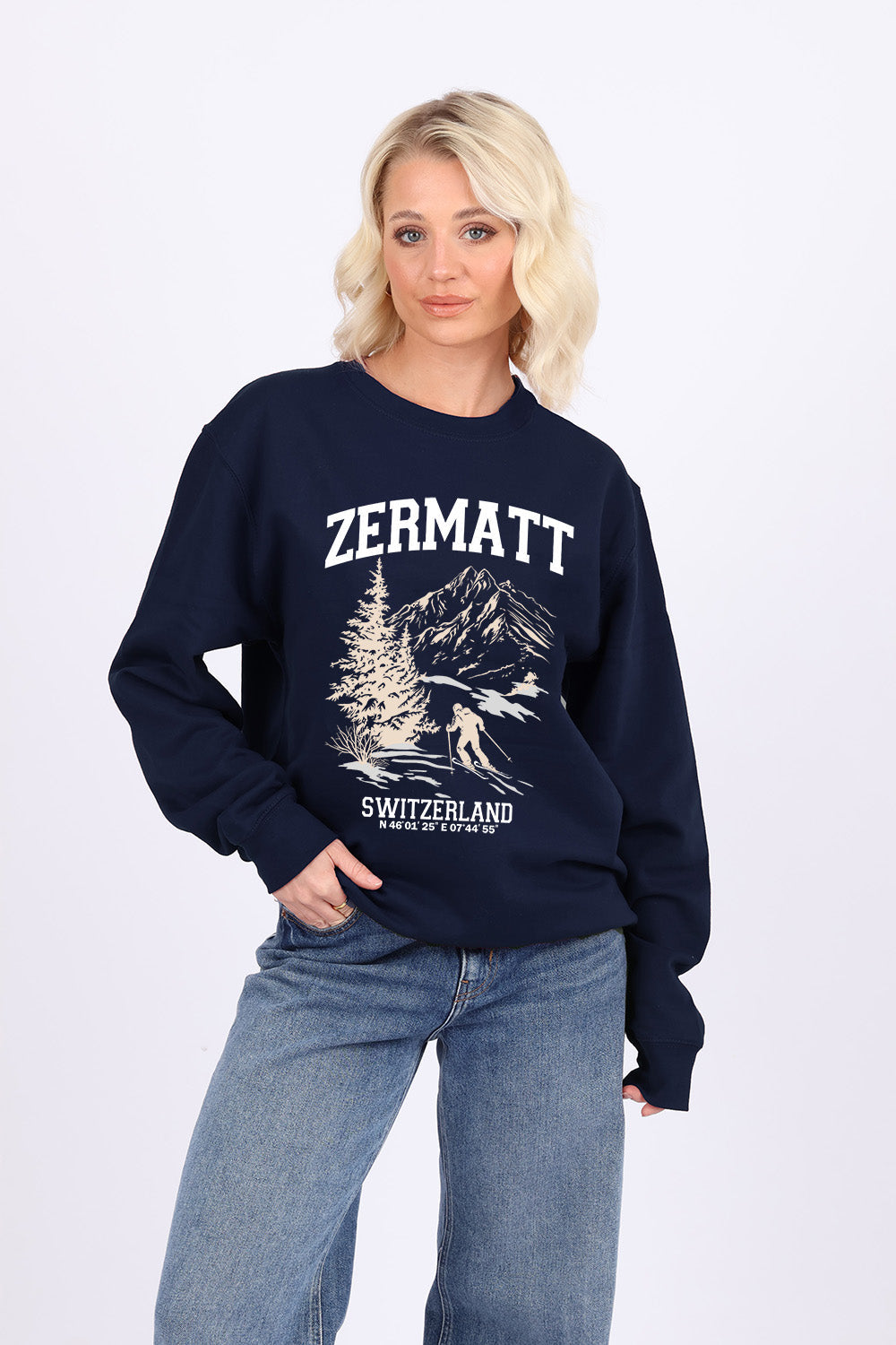 Zermatt Printed Sweatshirt