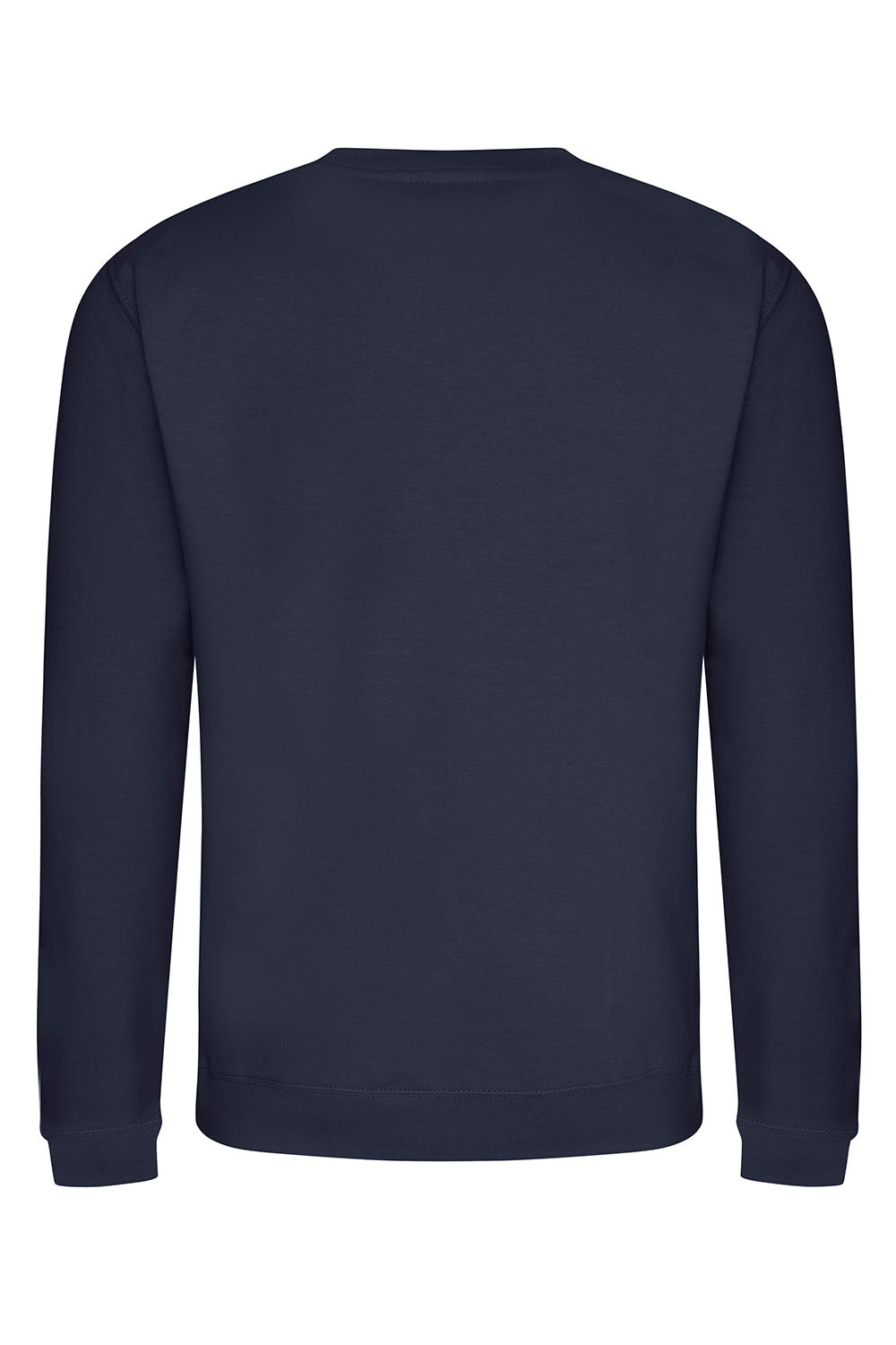 Plain Sweatshirt In Oxford Navy (Single).