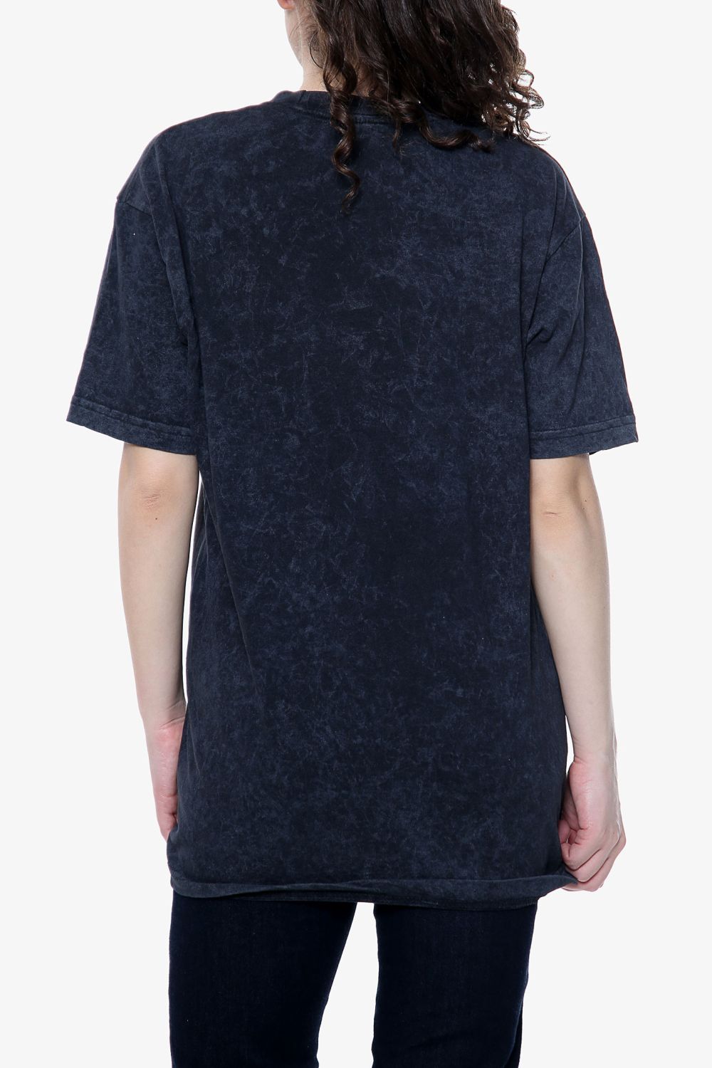 Acid Wash Oversized Plain T-Shirt
