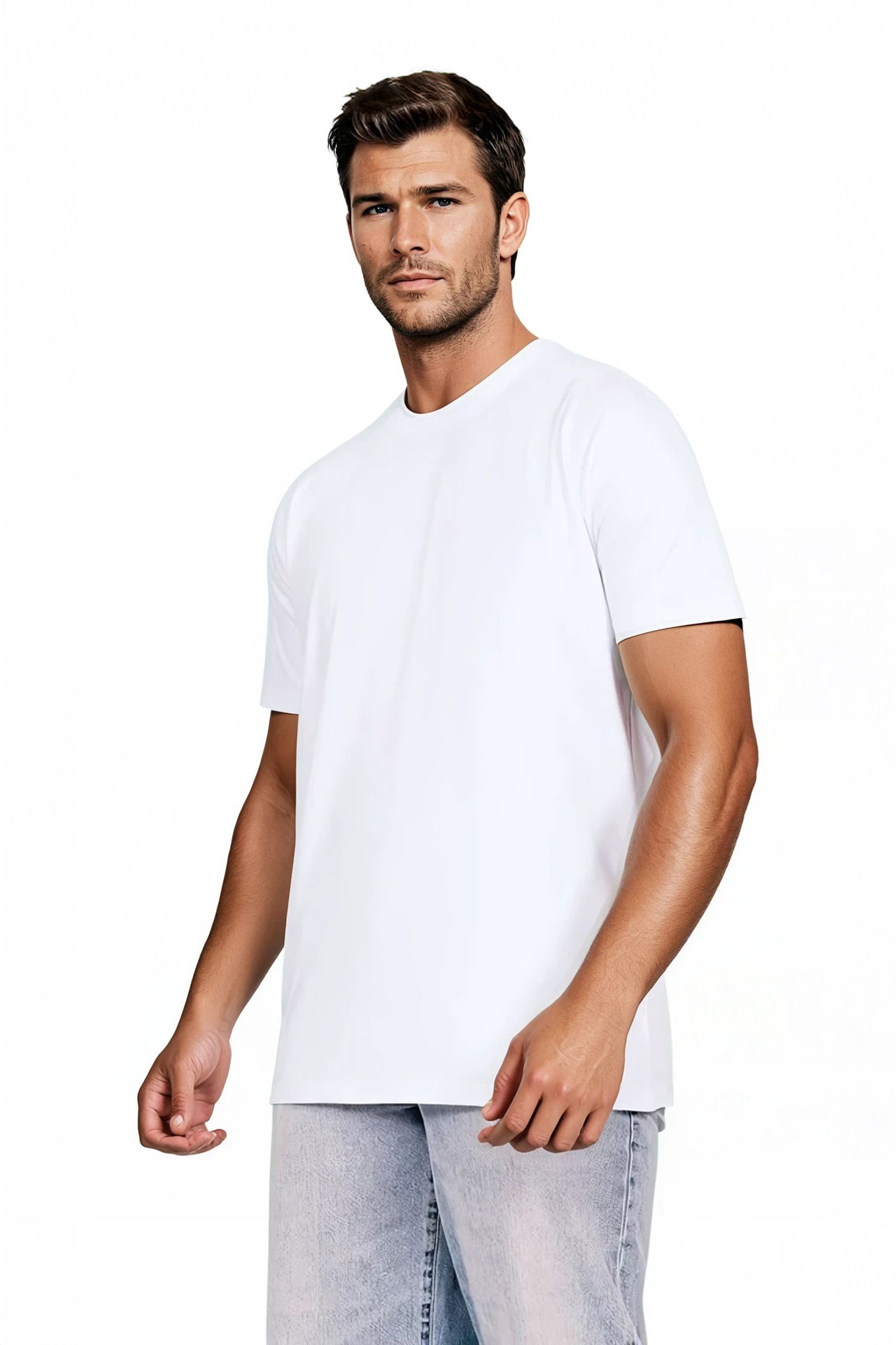 220GSM Unisex Plain Organic Regular Fit T-shirt