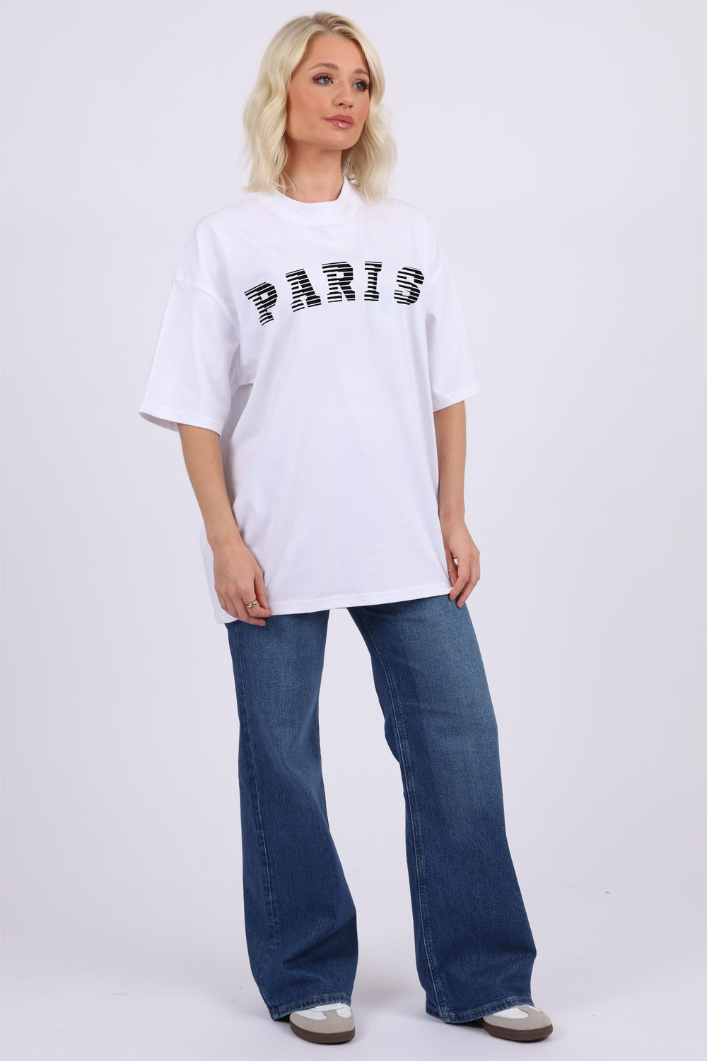 220GSM Oversize T-Shirt In Paris Print