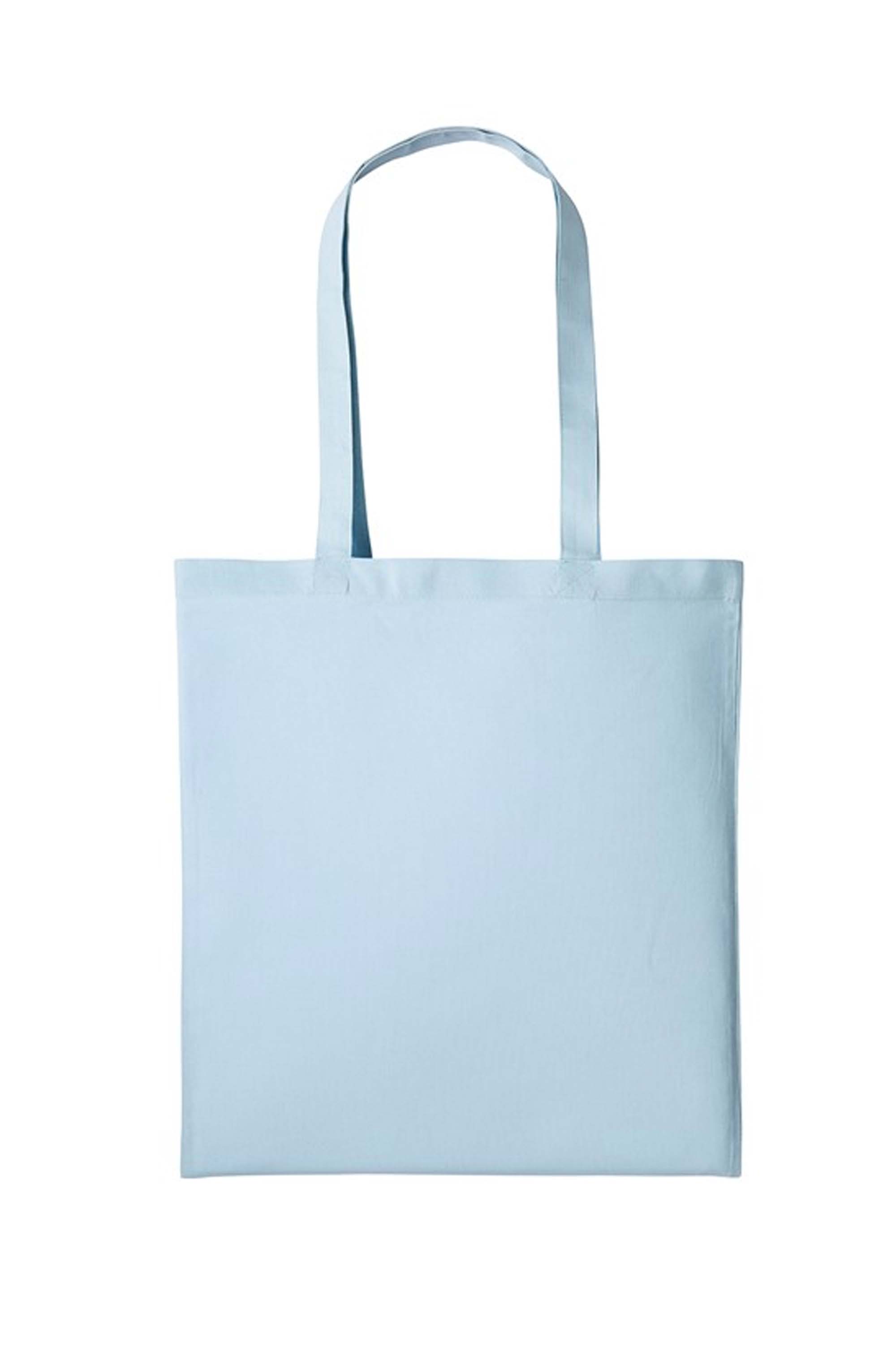 Custom Printed Cotton Shopper Long Handle Canvas Bag