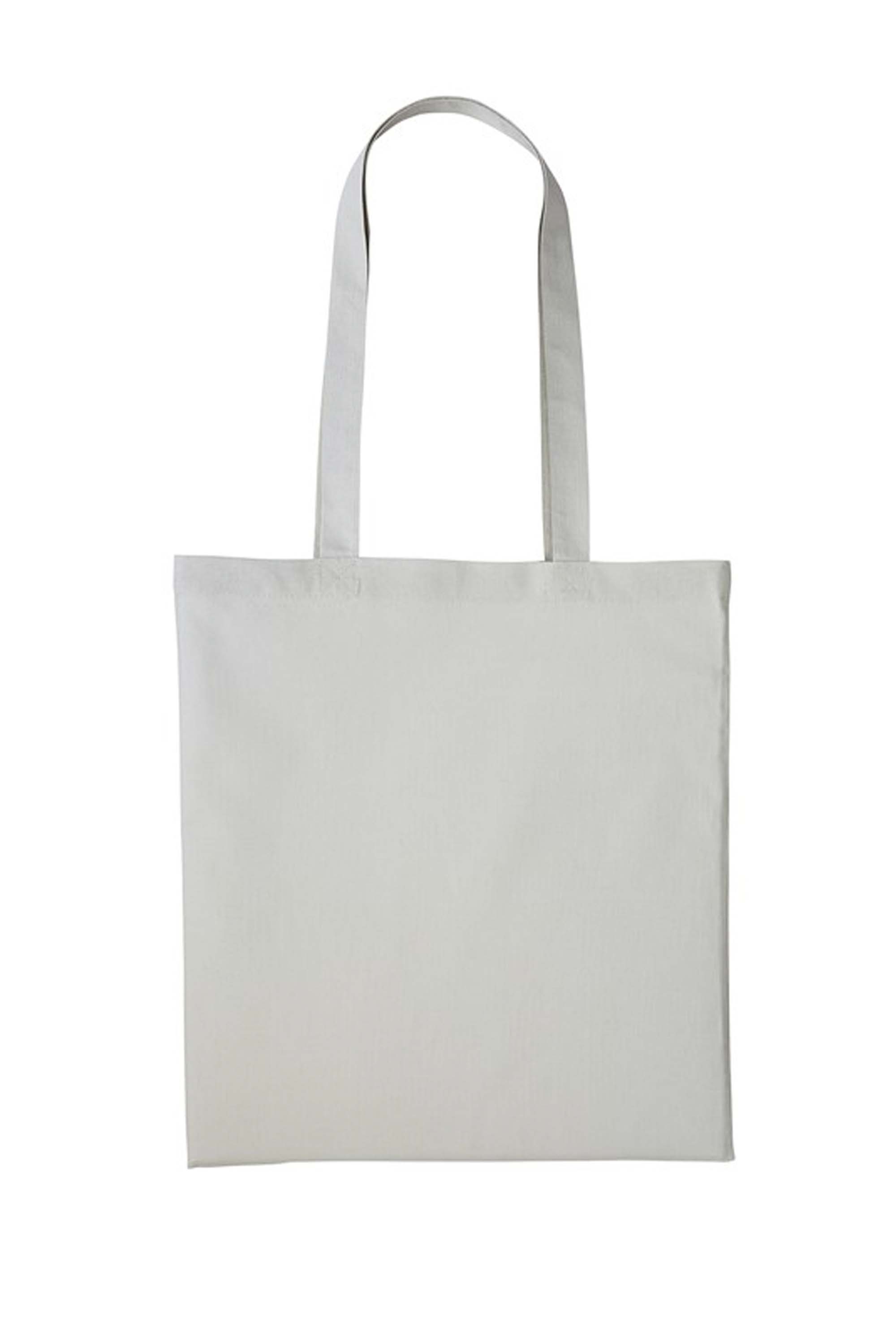 Custom Printed Cotton Shopper Long Handle Canvas Bag