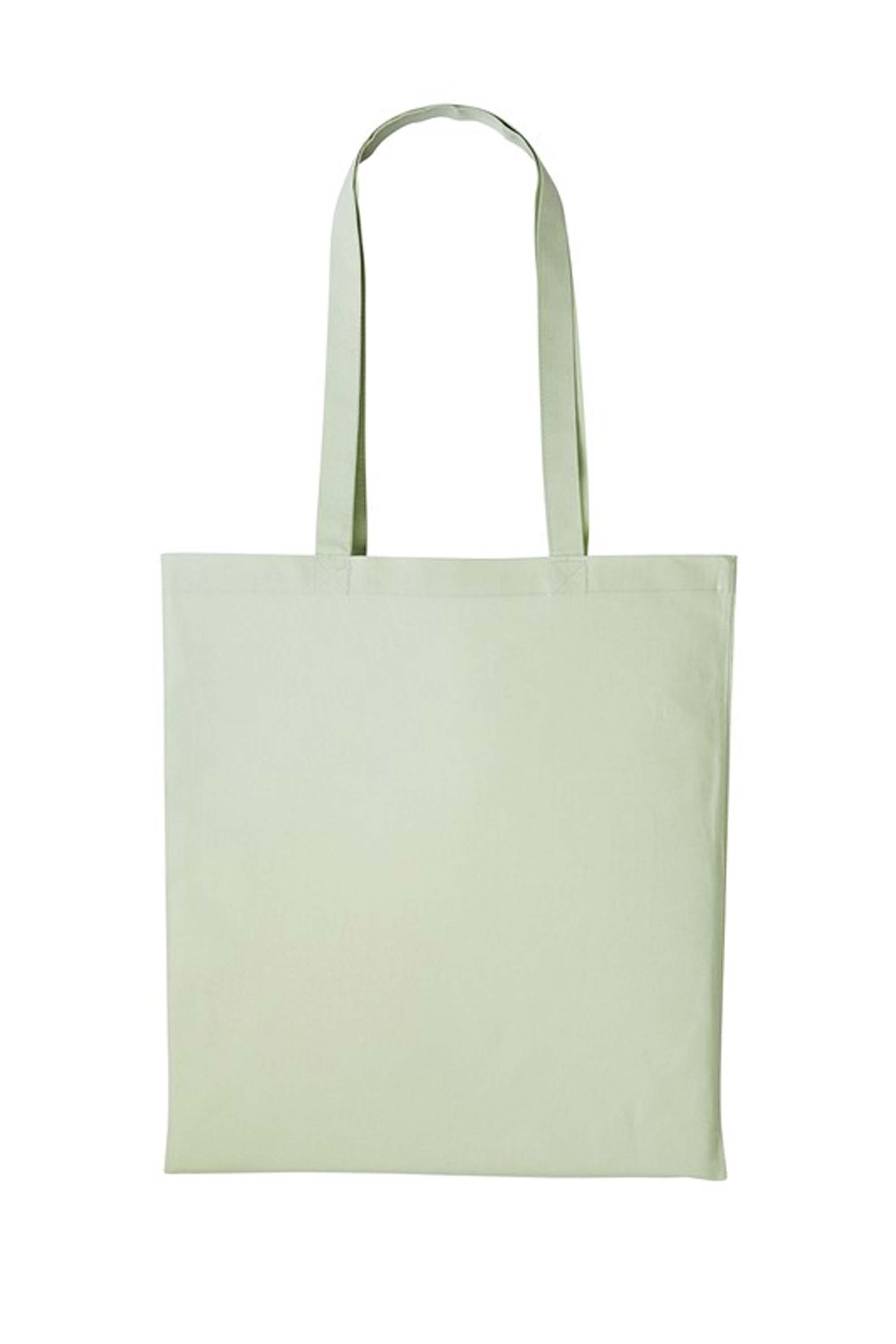 Custom Printed Cotton Shopper Long Handle Canvas Bag