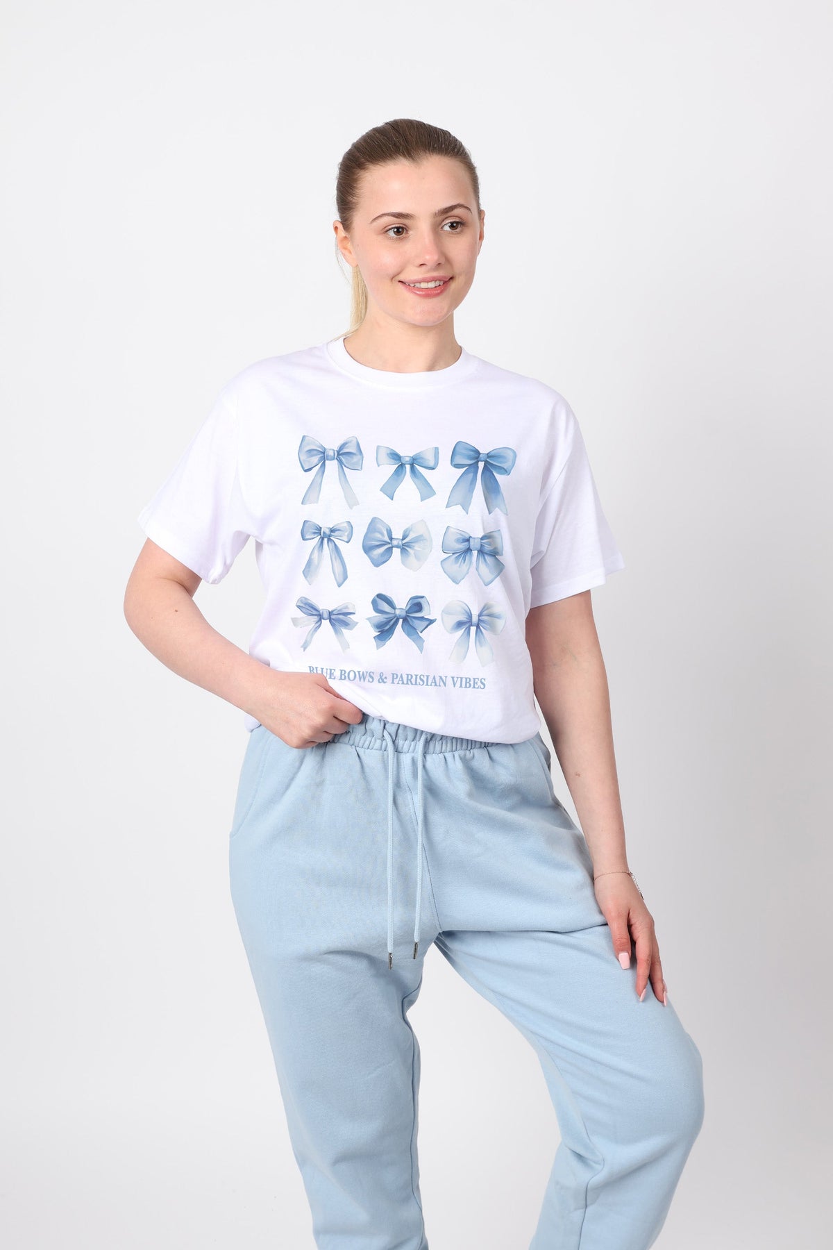 Bows and Parisian Printed Set (Pack Of 3 Sets)