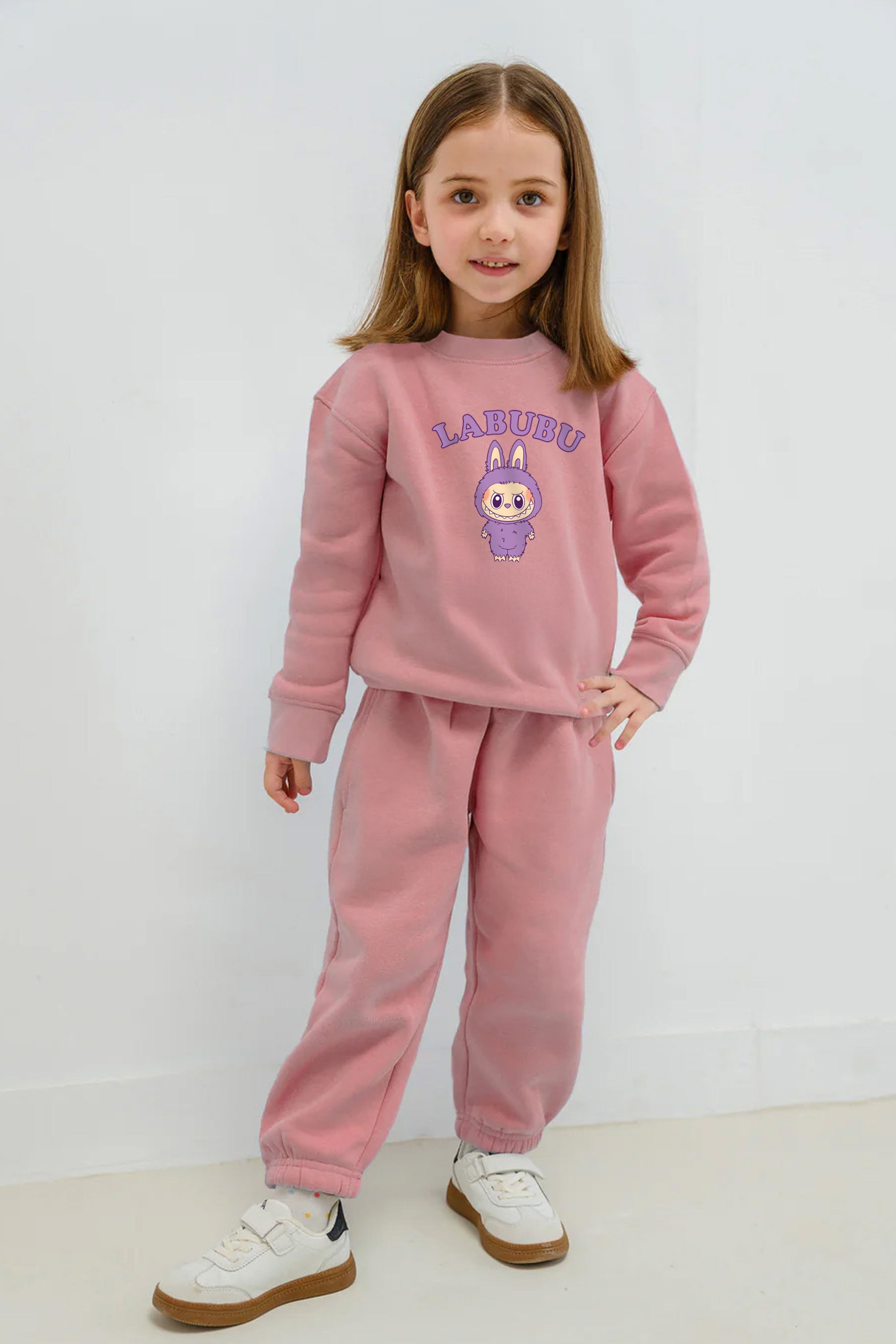 Kids Premium Purple Labubu Printed Sweatshirt (Pack of 5)