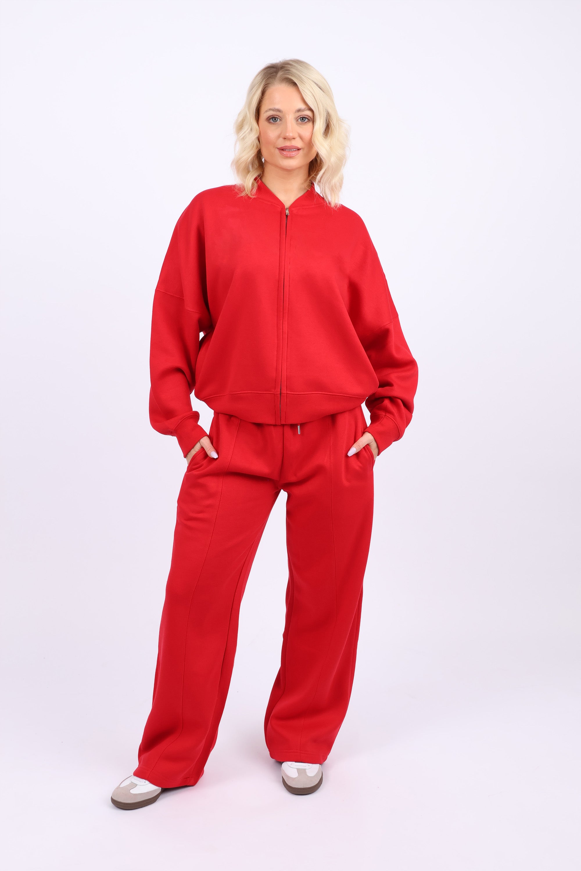 Bomber Style Fleece Zipper Co-ord Set (Pack of 5 Sets)