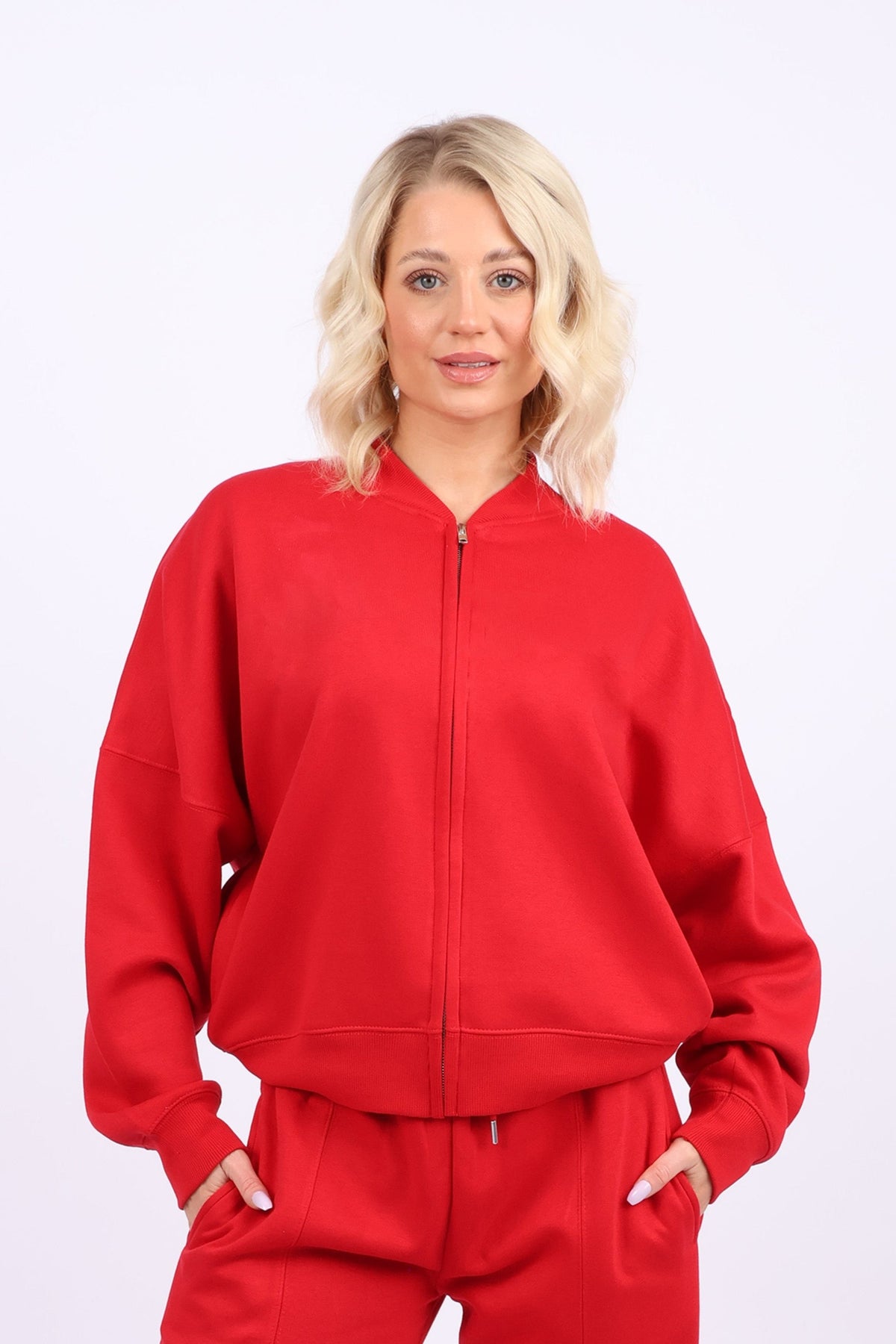 Bomber Style Fleece Zipper Co-ord Set (Pack of 5 Sets)