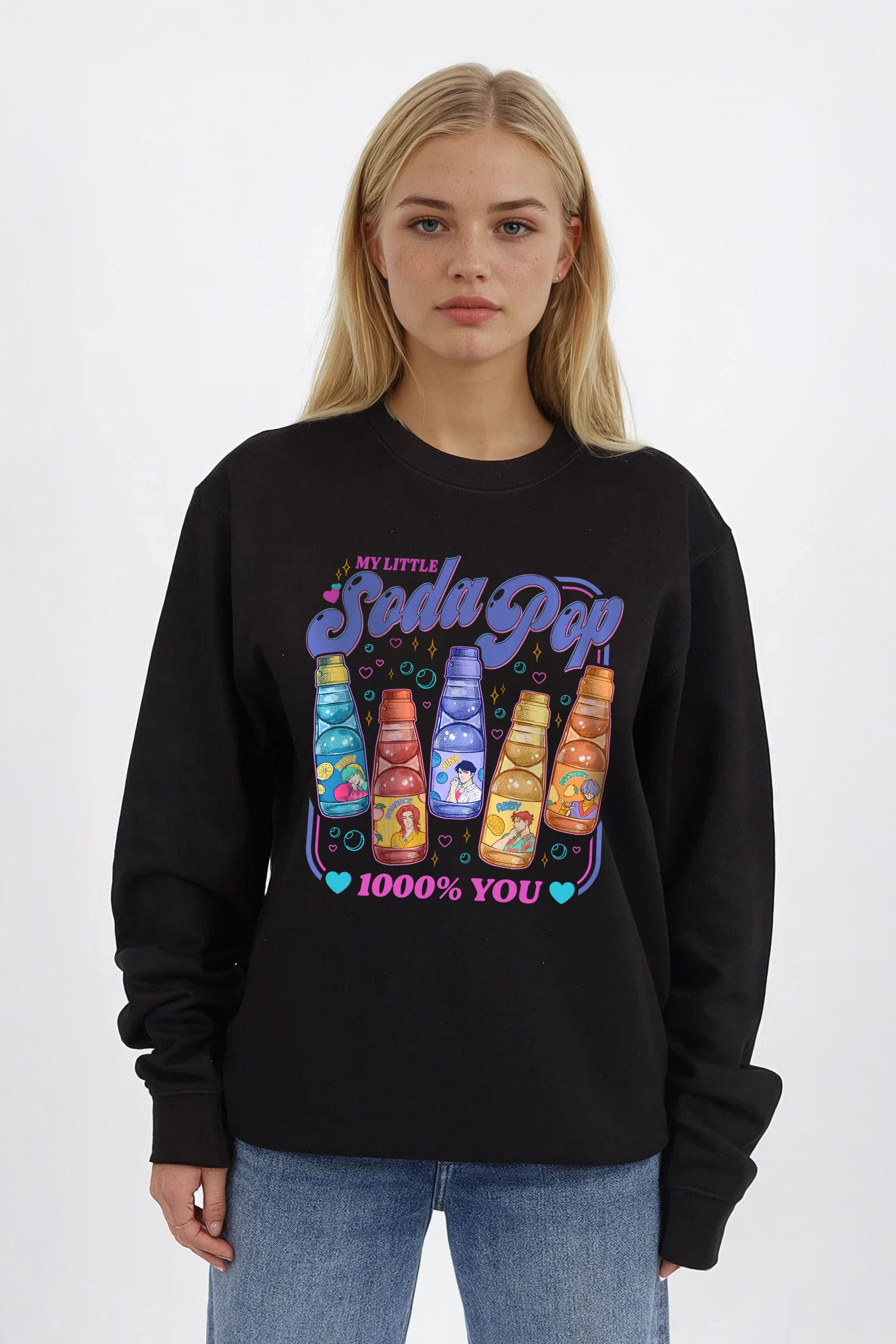Soda Pop Printed Sweatshirt