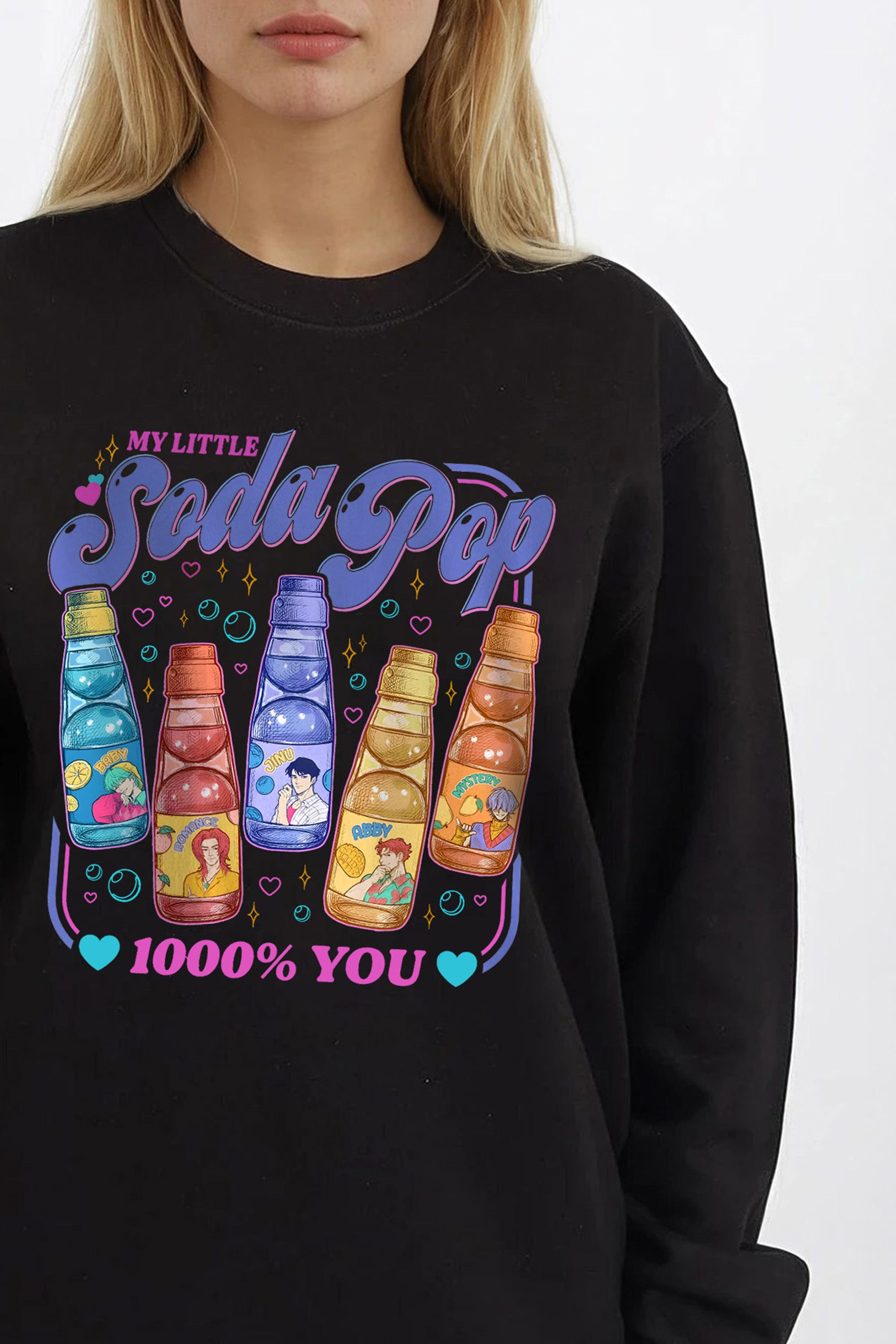 Soda Pop Printed Sweatshirt