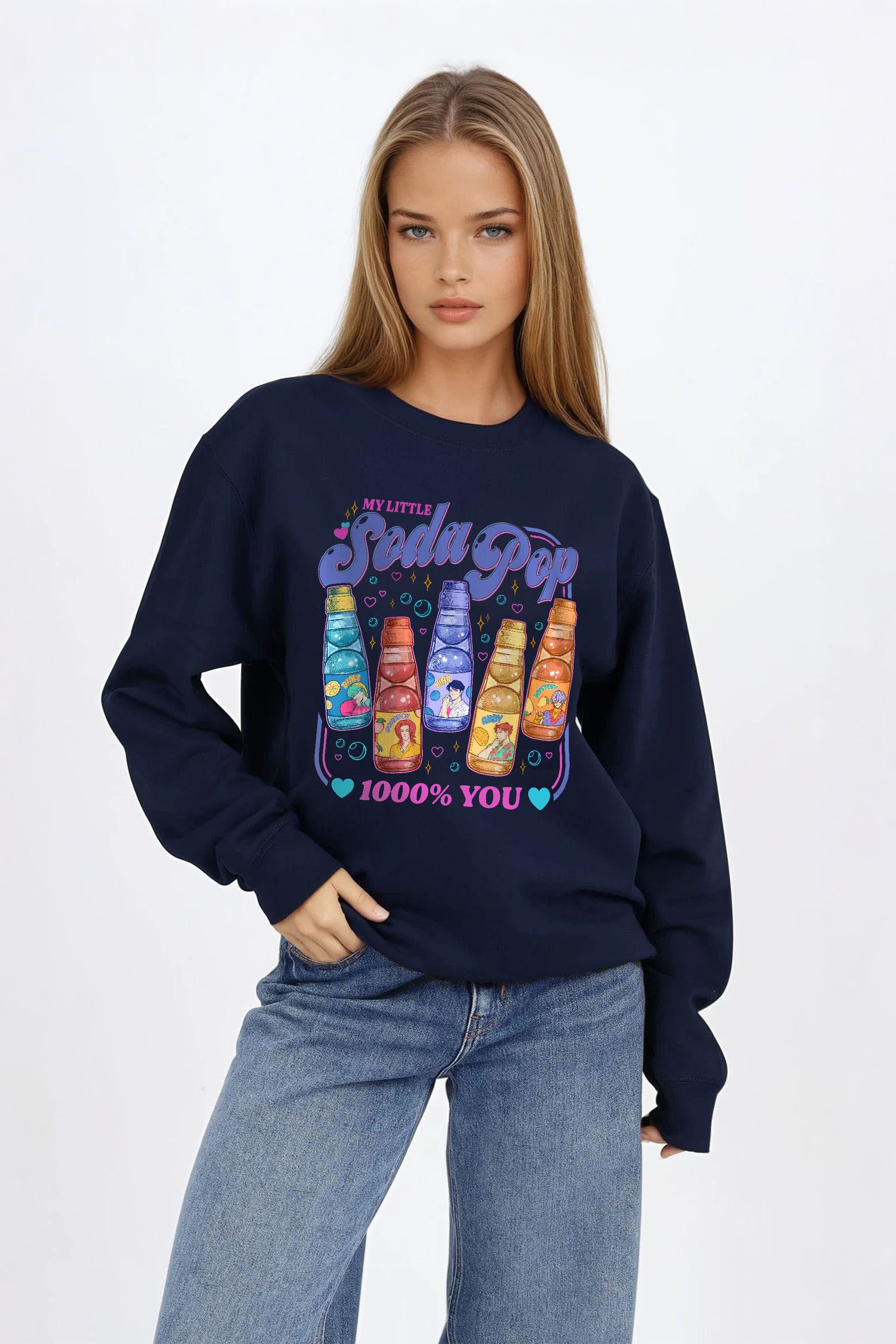 Soda Pop Printed Sweatshirt