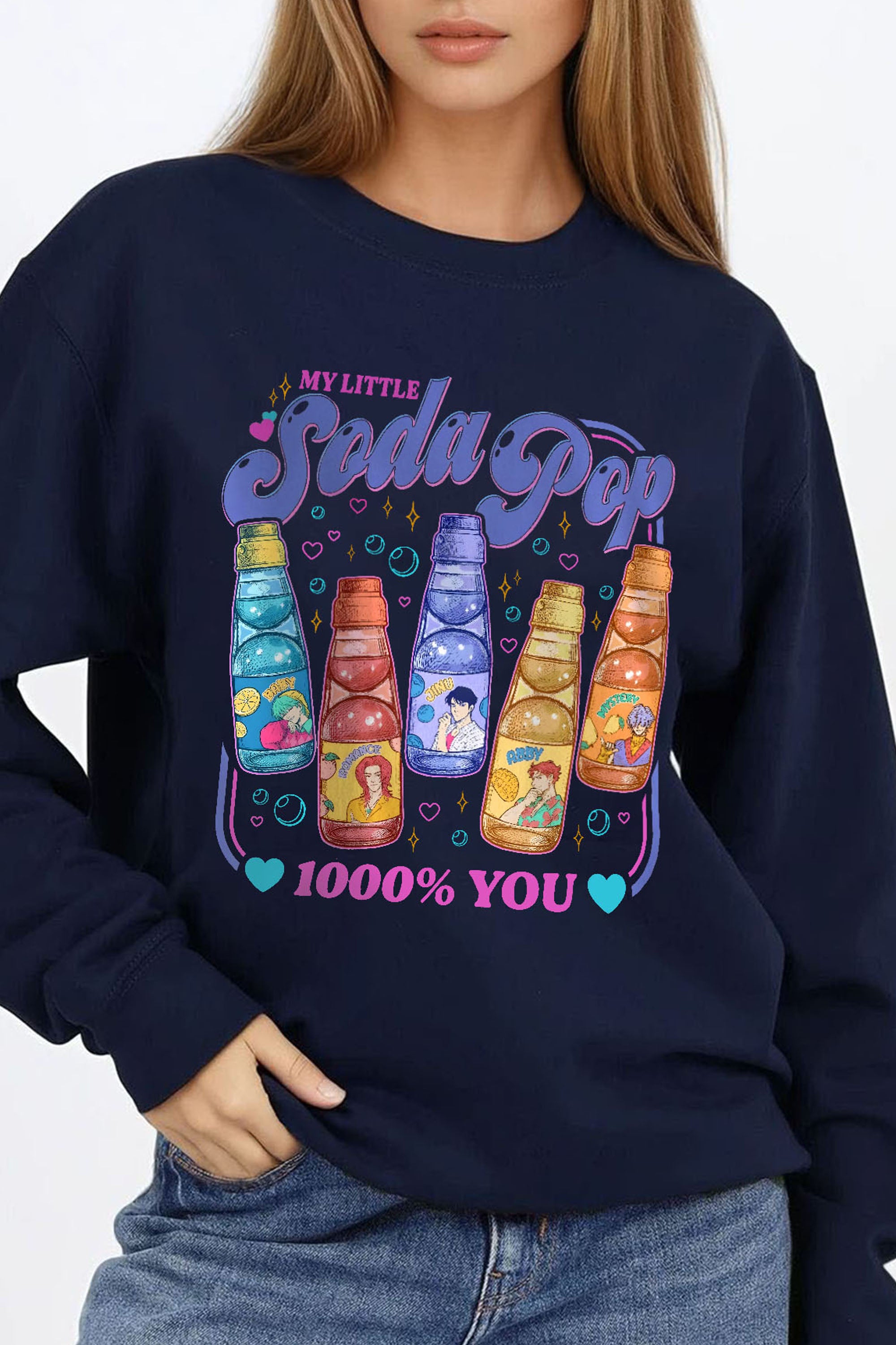 Soda Pop Printed Sweatshirt