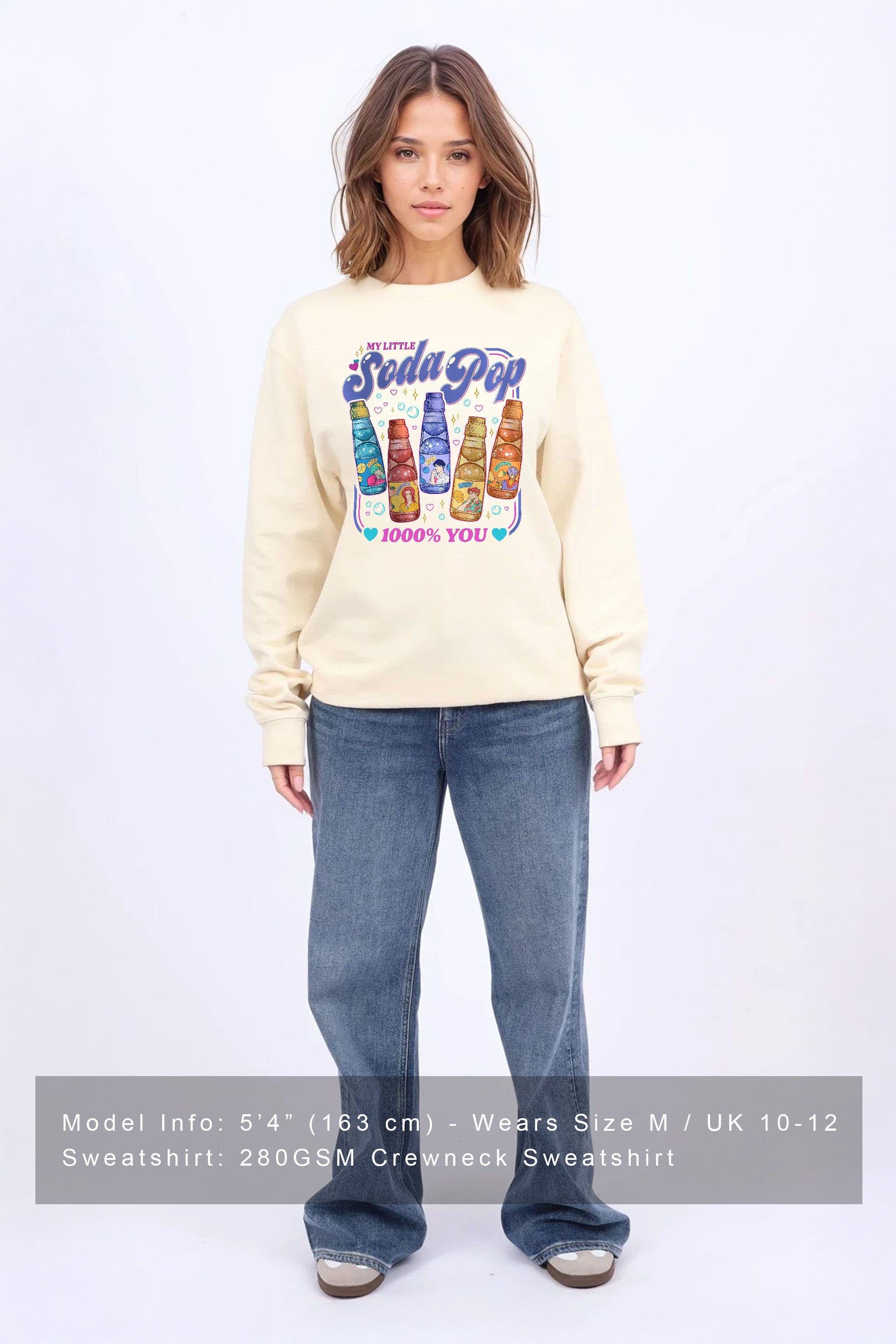 Soda Pop Printed Sweatshirt