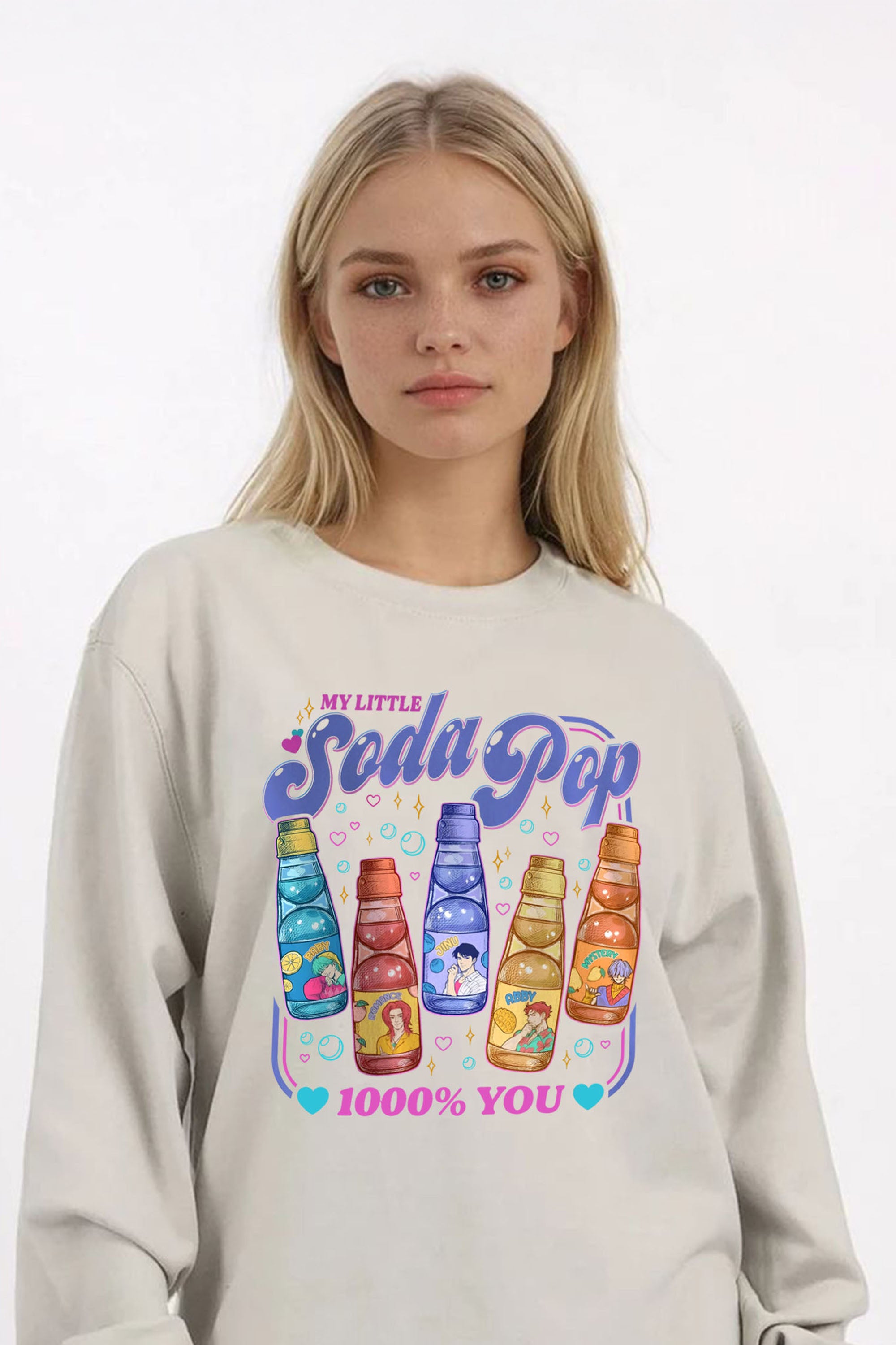 Soda Pop Printed Sweatshirt
