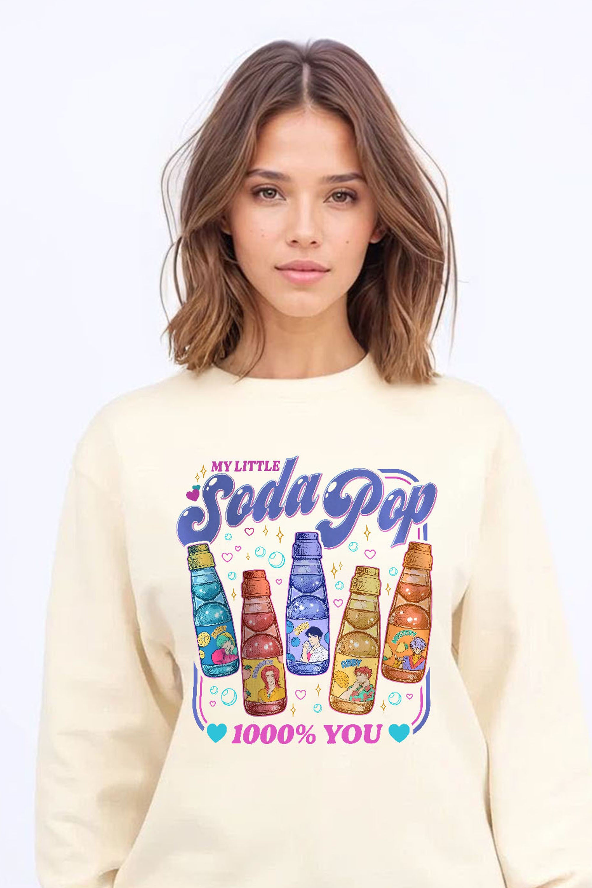 Soda Pop Printed Sweatshirt