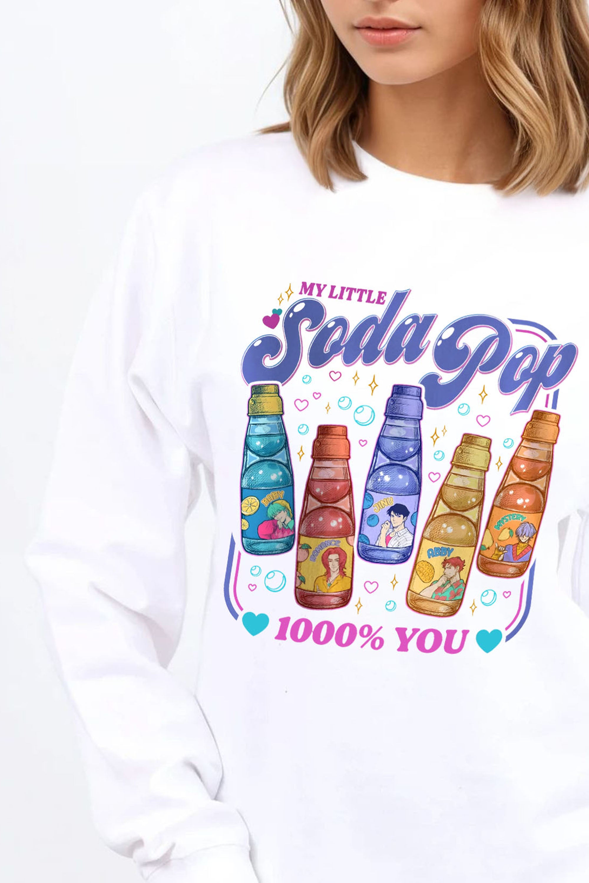 Soda Pop Printed Sweatshirt
