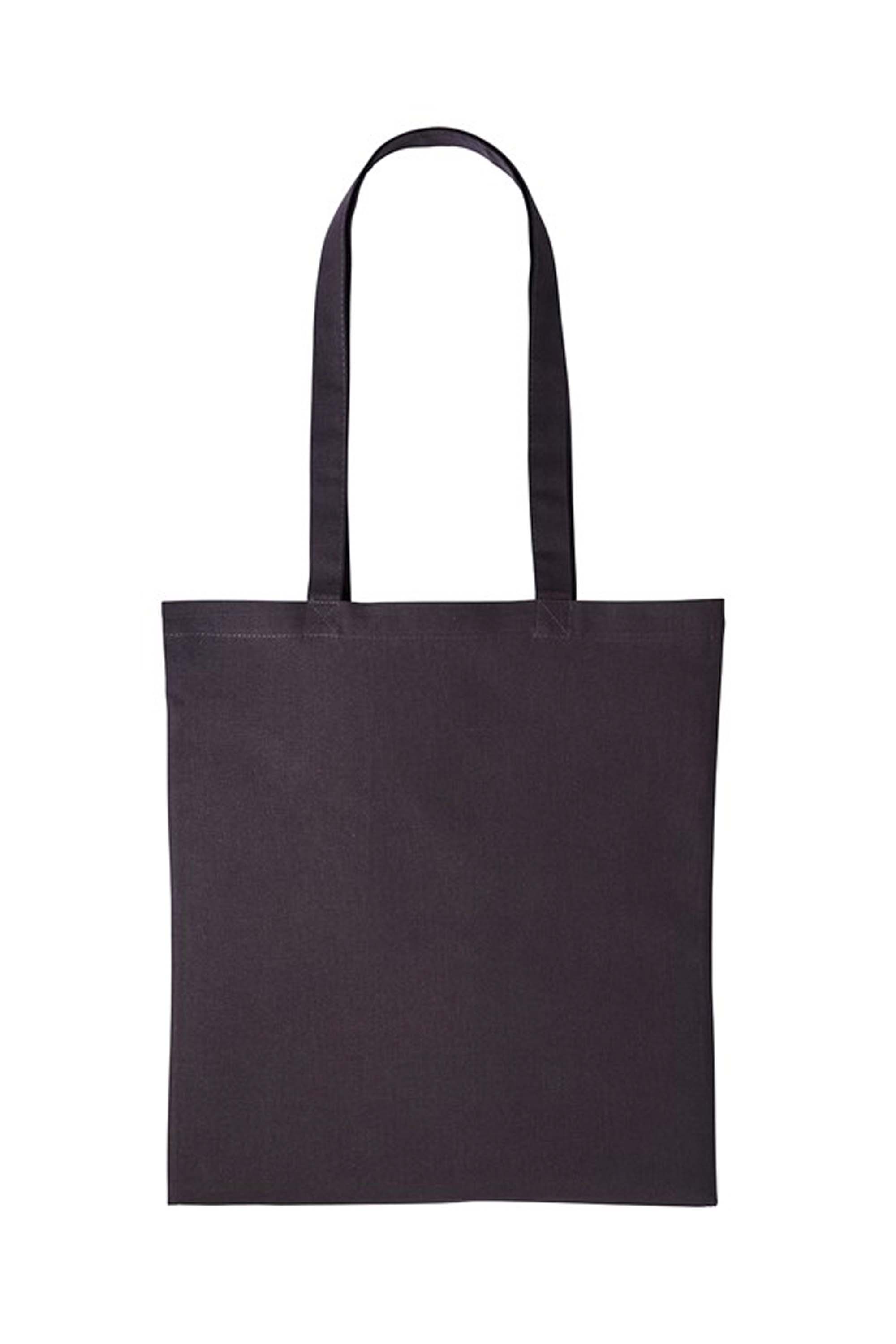 Custom Printed Cotton Shopper Long Handle Canvas Bag