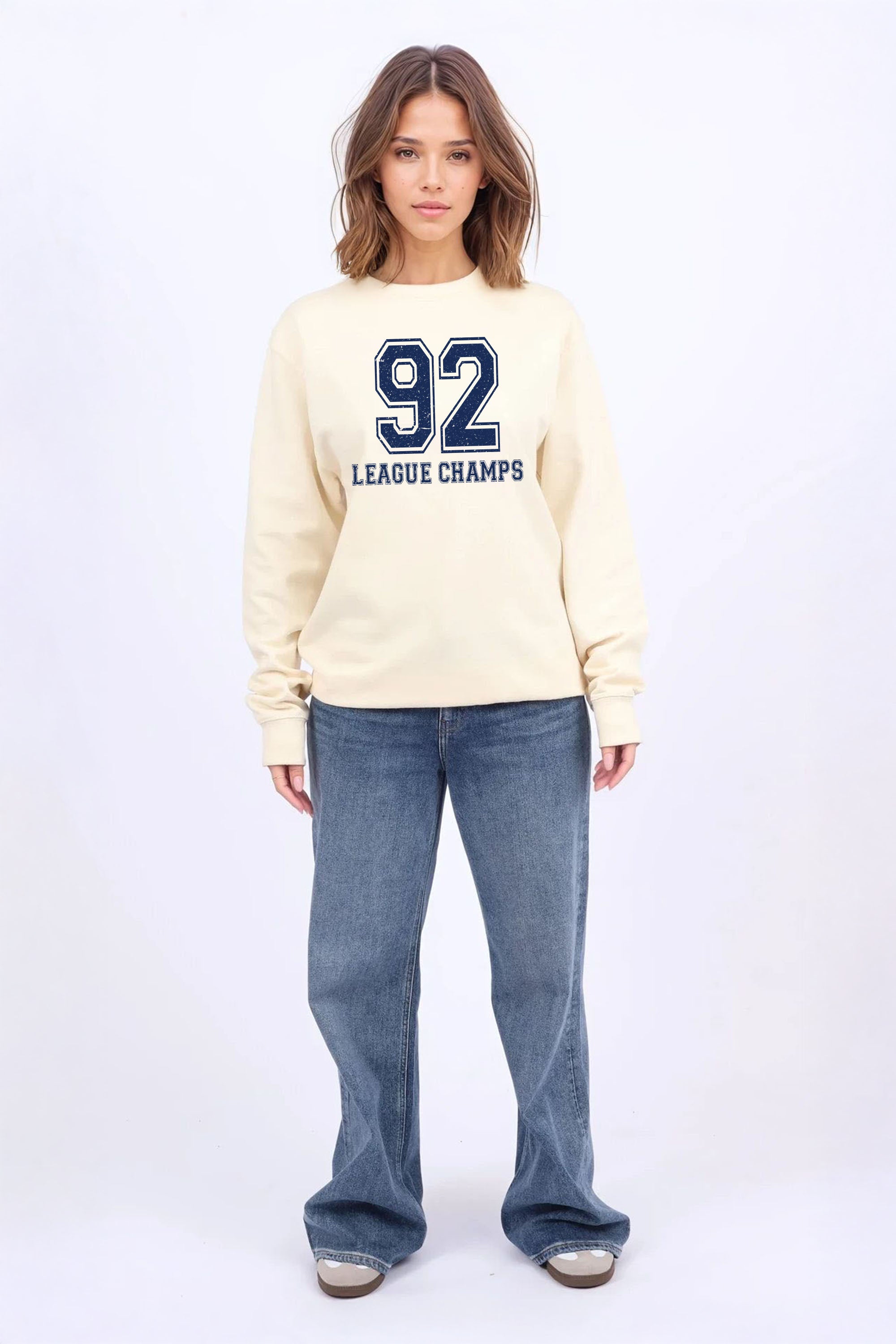 92 League Champs Printed Sweatshirt