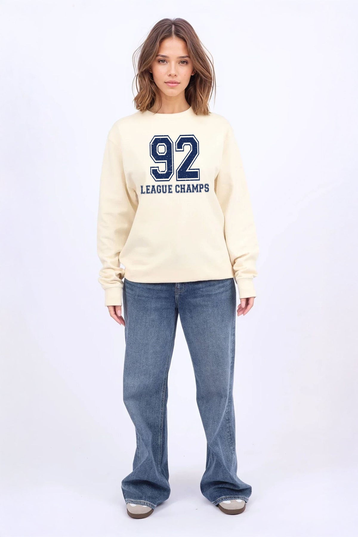 92 League Champs Printed Sweatshirt
