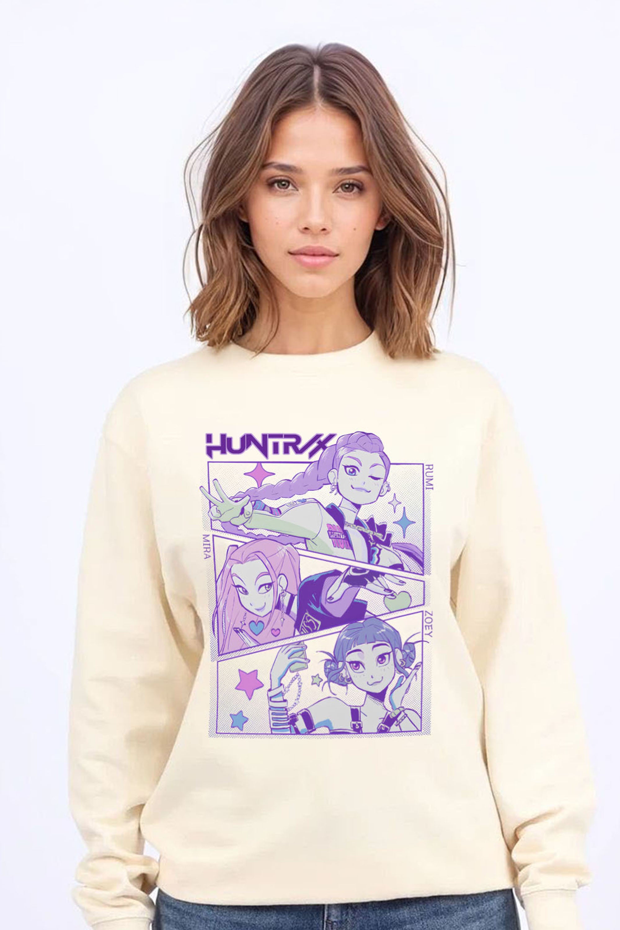 Huntrix K-pop Anime Printed Sweatshirt