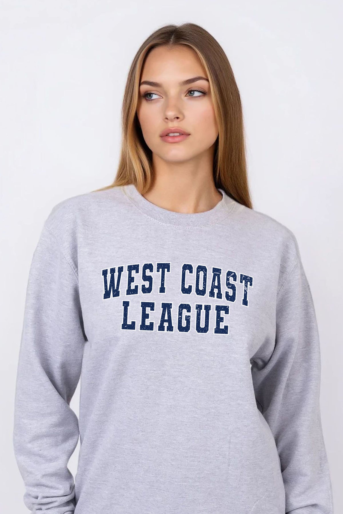 Vintage West Coast League Printed Sweatshirt