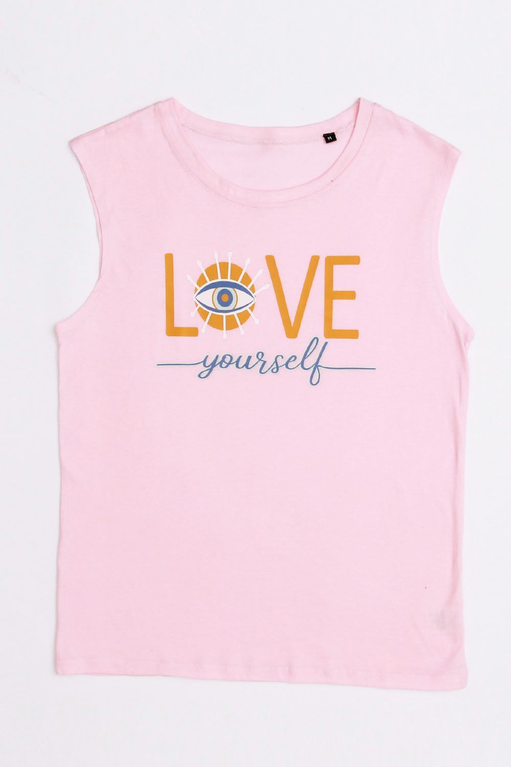 Love Yourself Sleeveless Vest Top (Pack of 3)