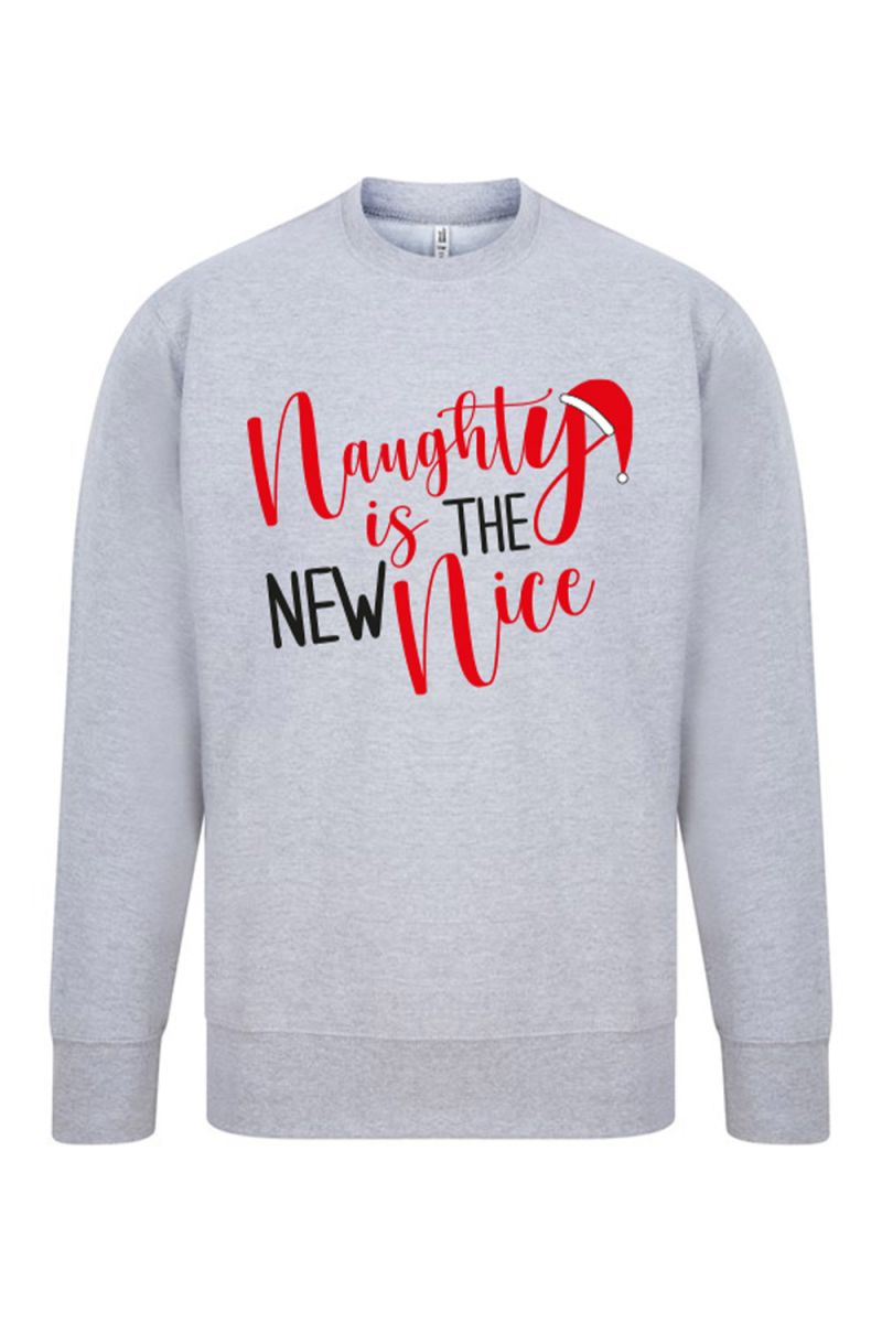 Naughty Is The New Nice Christmas Sweatshirt (Pack of 4)