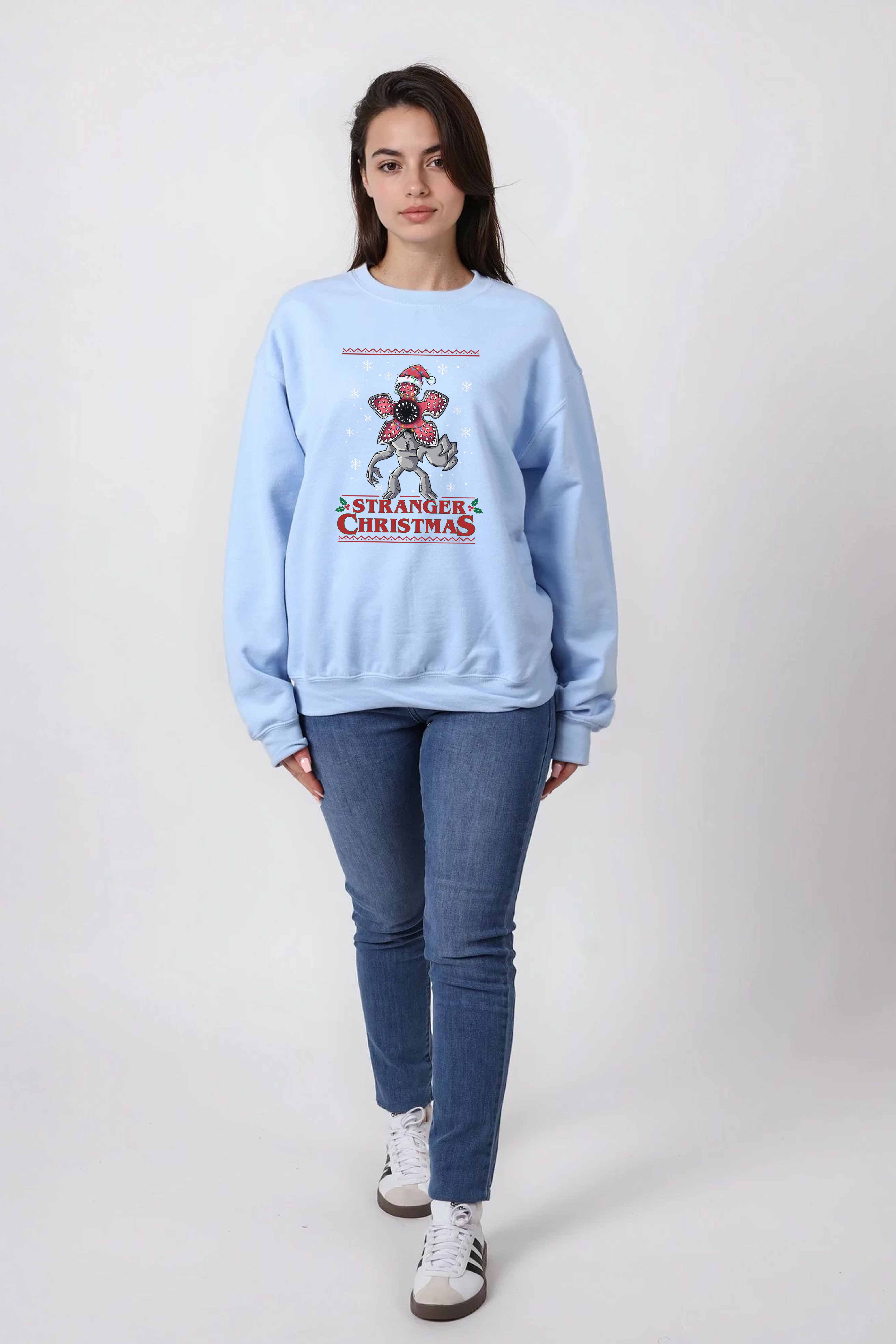 Unisex Heavy Blend Stranger Christmas Monster Sweatshirt