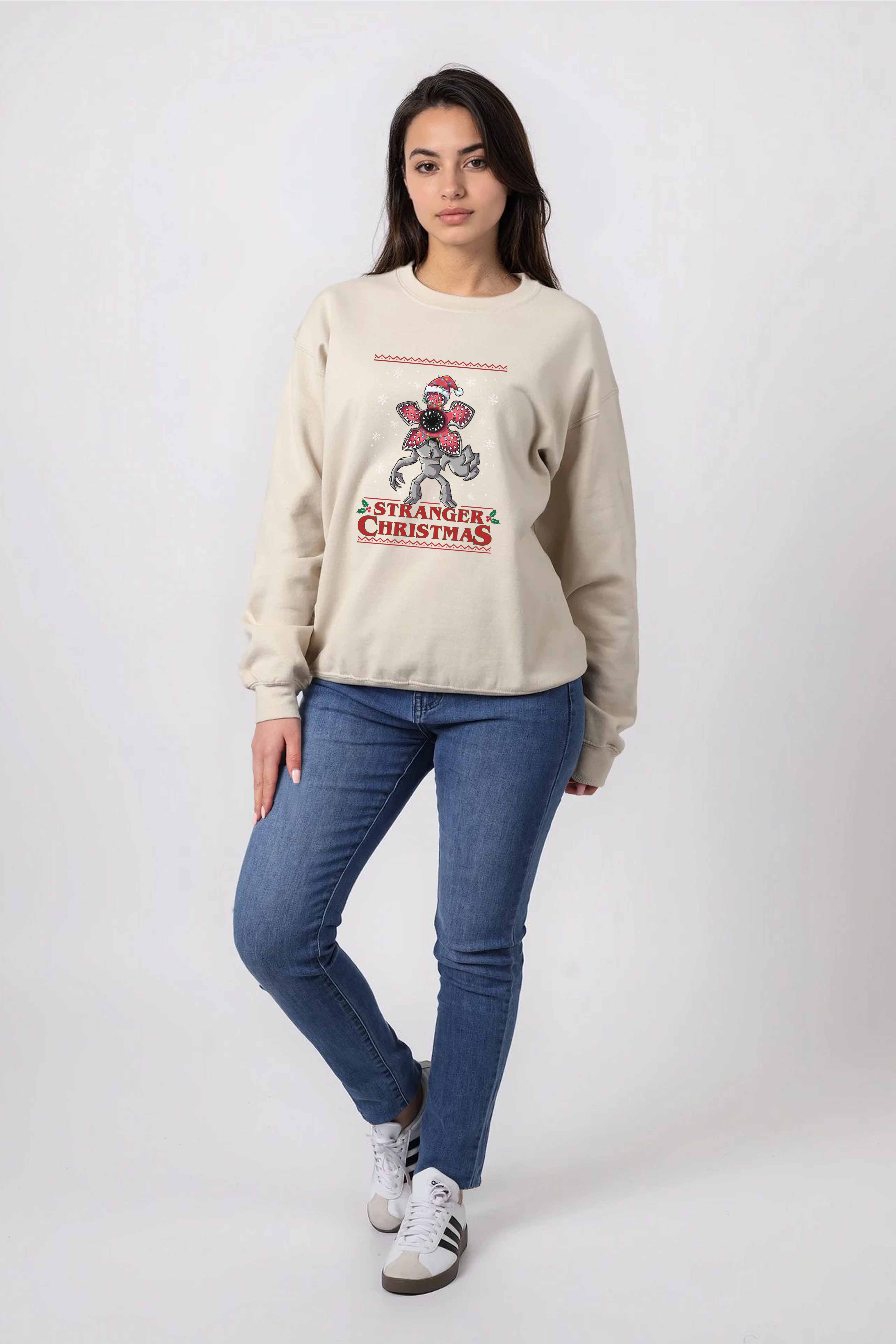 Unisex Heavy Blend Stranger Christmas Monster Sweatshirt