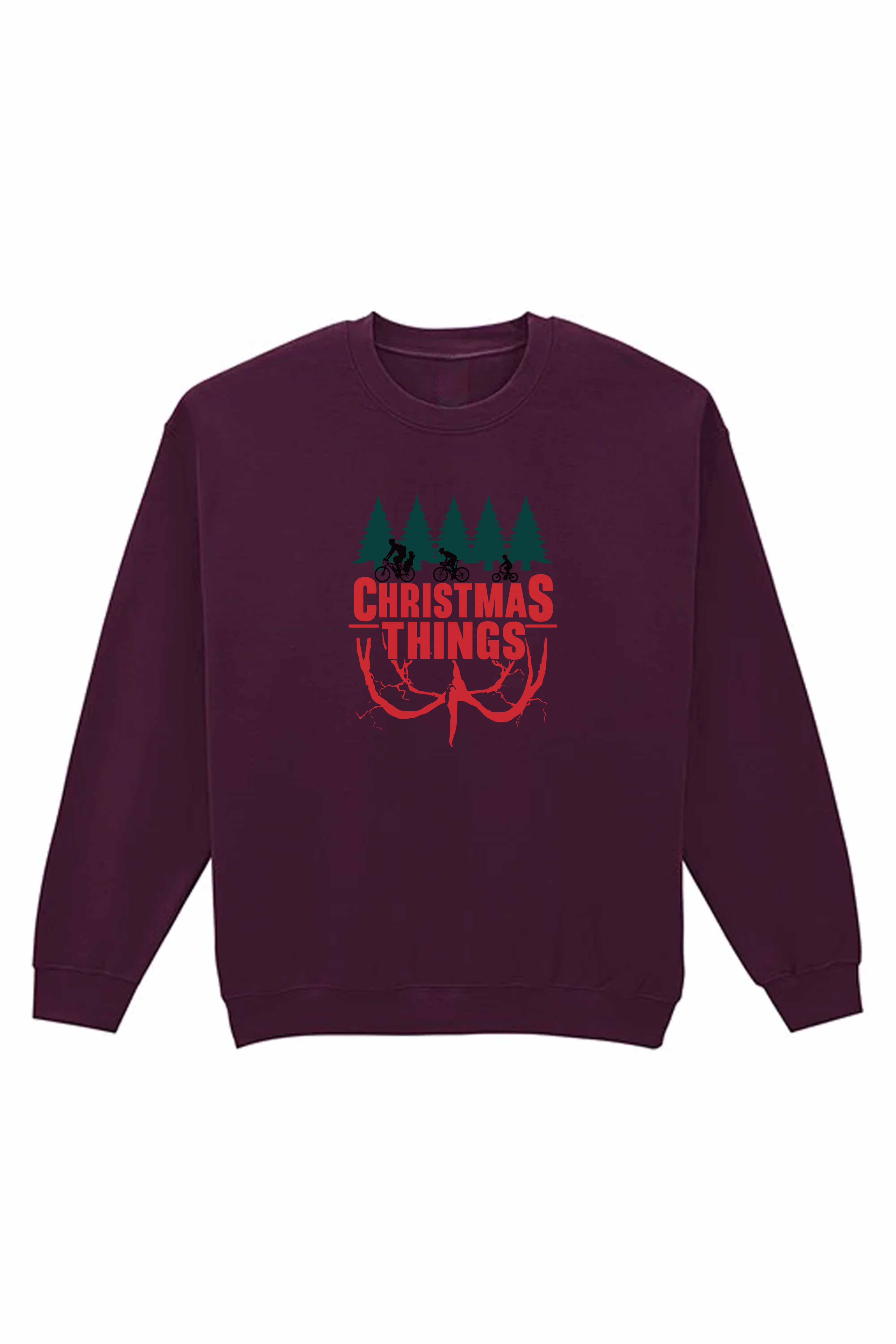 Unisex Heavy Blend Christmas Things Printed Sweatshirt