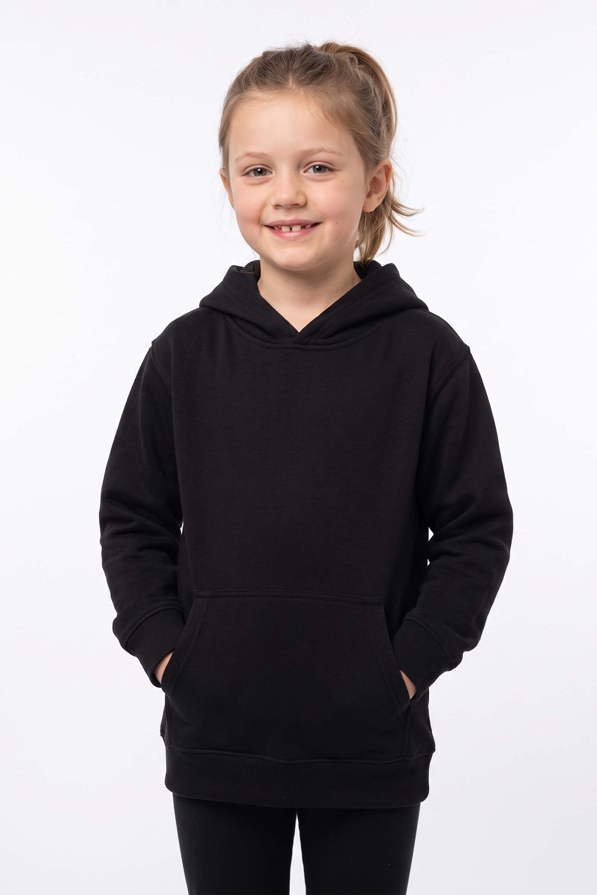 Kids Plain Blended Hoodie