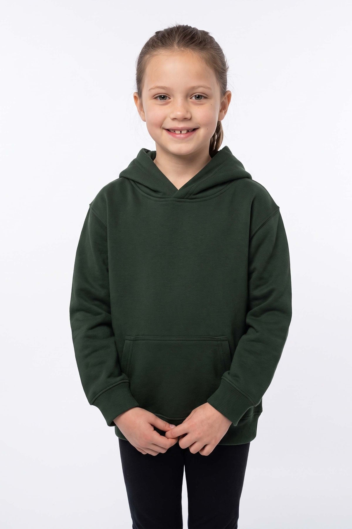 Kids Plain Blended Hoodie
